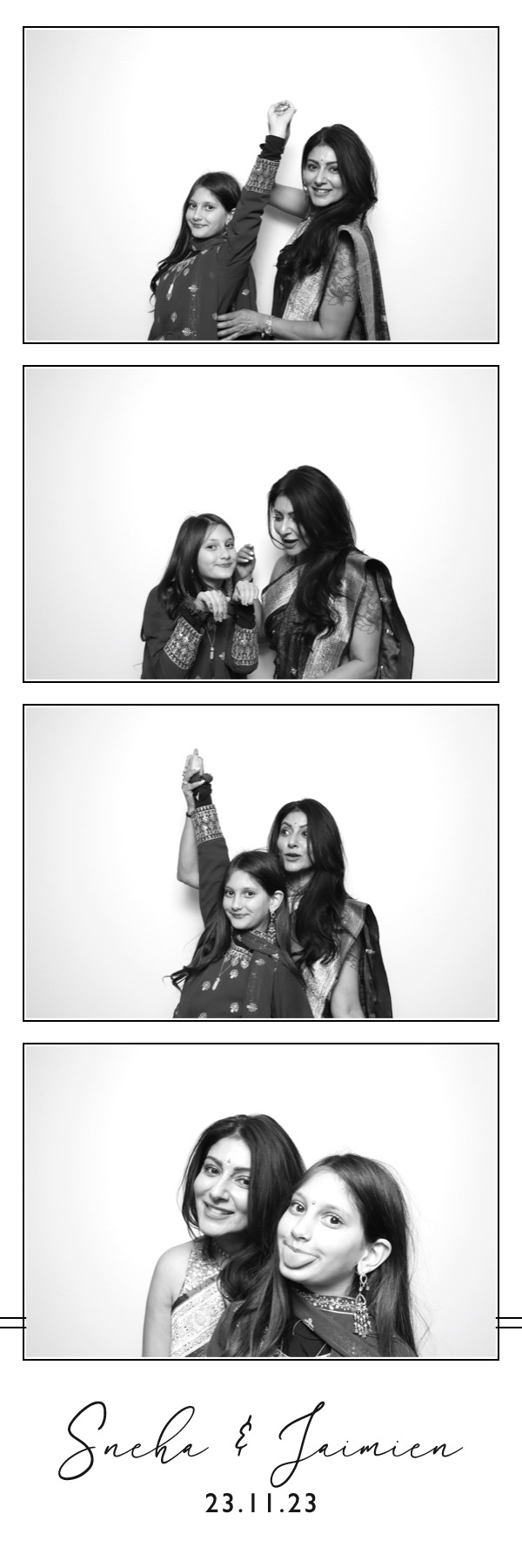 Sneha & Jaimien | View more photos from the event at images.mobile-photo-booth.com/u/MobilePhotoBoothUK/Sneha-Jaimien