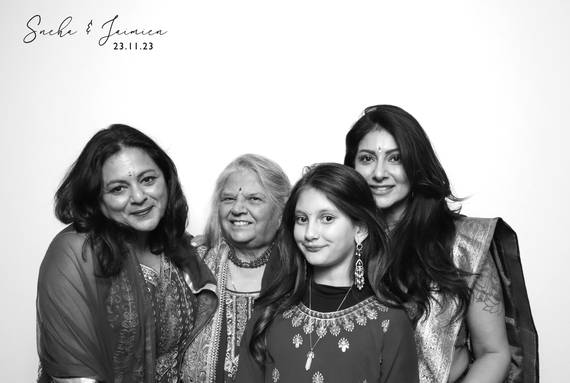 Sneha & Jaimien | View more photos from the event at images.mobile-photo-booth.com/u/MobilePhotoBoothUK/Sneha-Jaimien