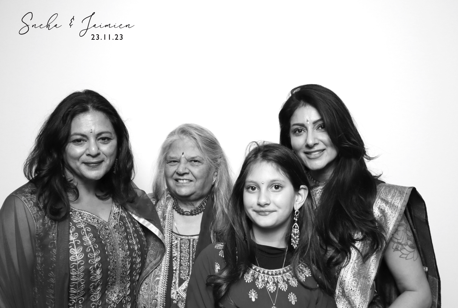 Sneha & Jaimien | View more photos from the event at images.mobile-photo-booth.com/u/MobilePhotoBoothUK/Sneha-Jaimien