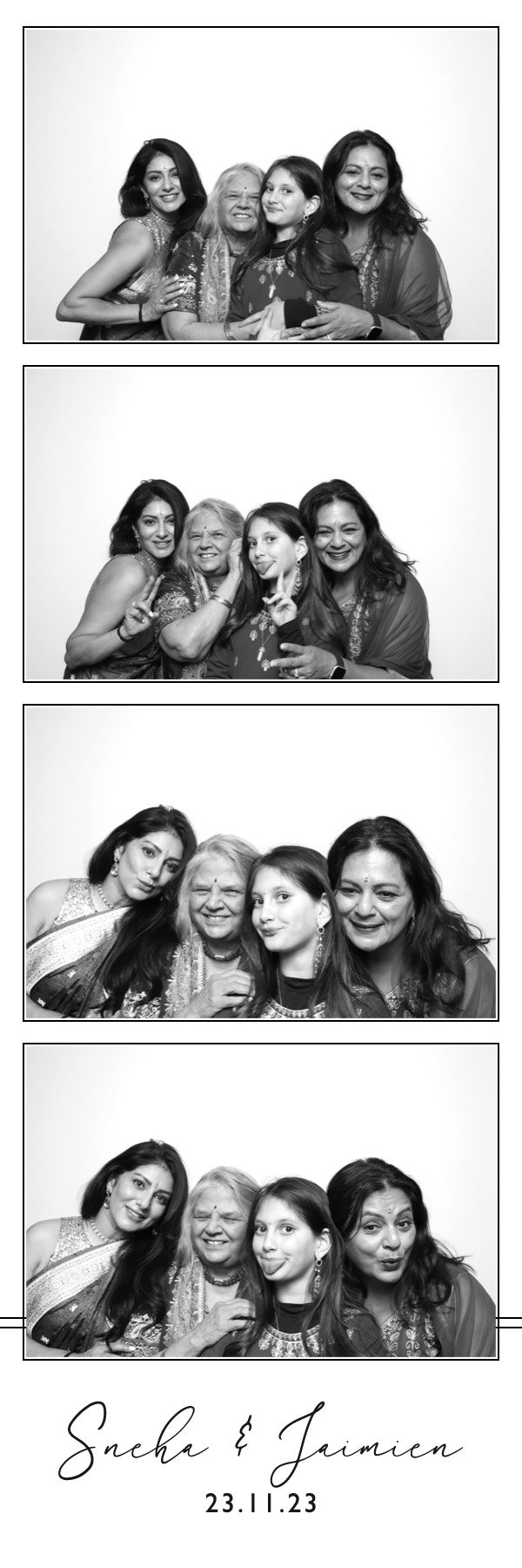 Sneha & Jaimien | View more photos from the event at images.mobile-photo-booth.com/u/MobilePhotoBoothUK/Sneha-Jaimien