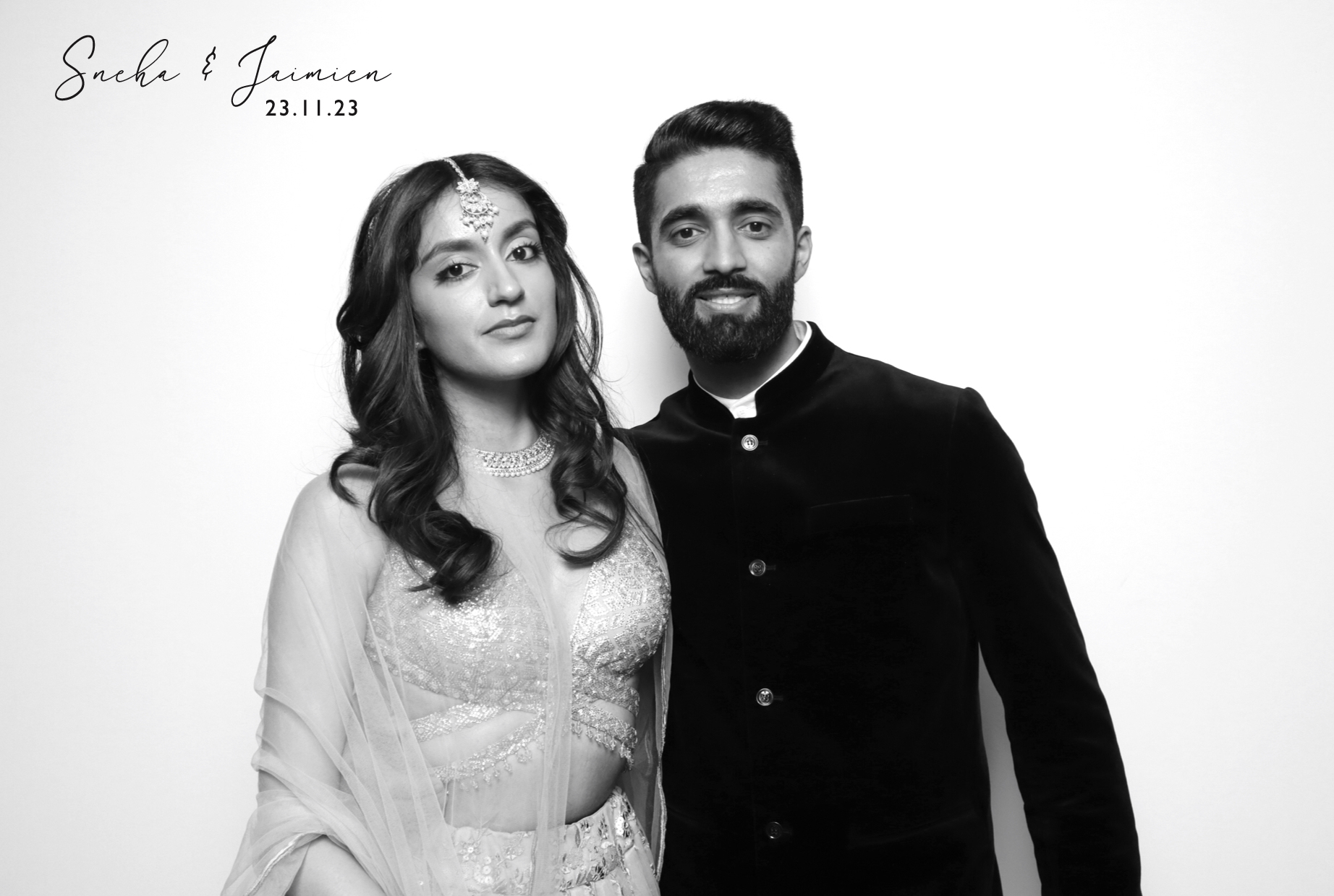 Sneha & Jaimien | View more photos from the event at images.mobile-photo-booth.com/u/MobilePhotoBoothUK/Sneha-Jaimien