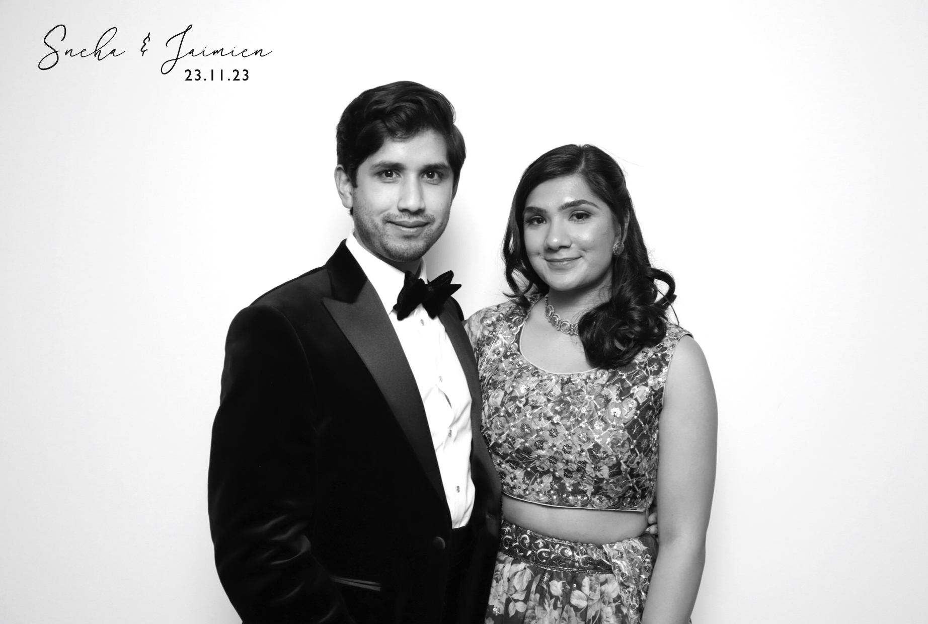 Sneha & Jaimien | View more photos from the event at images.mobile-photo-booth.com/u/MobilePhotoBoothUK/Sneha-Jaimien
