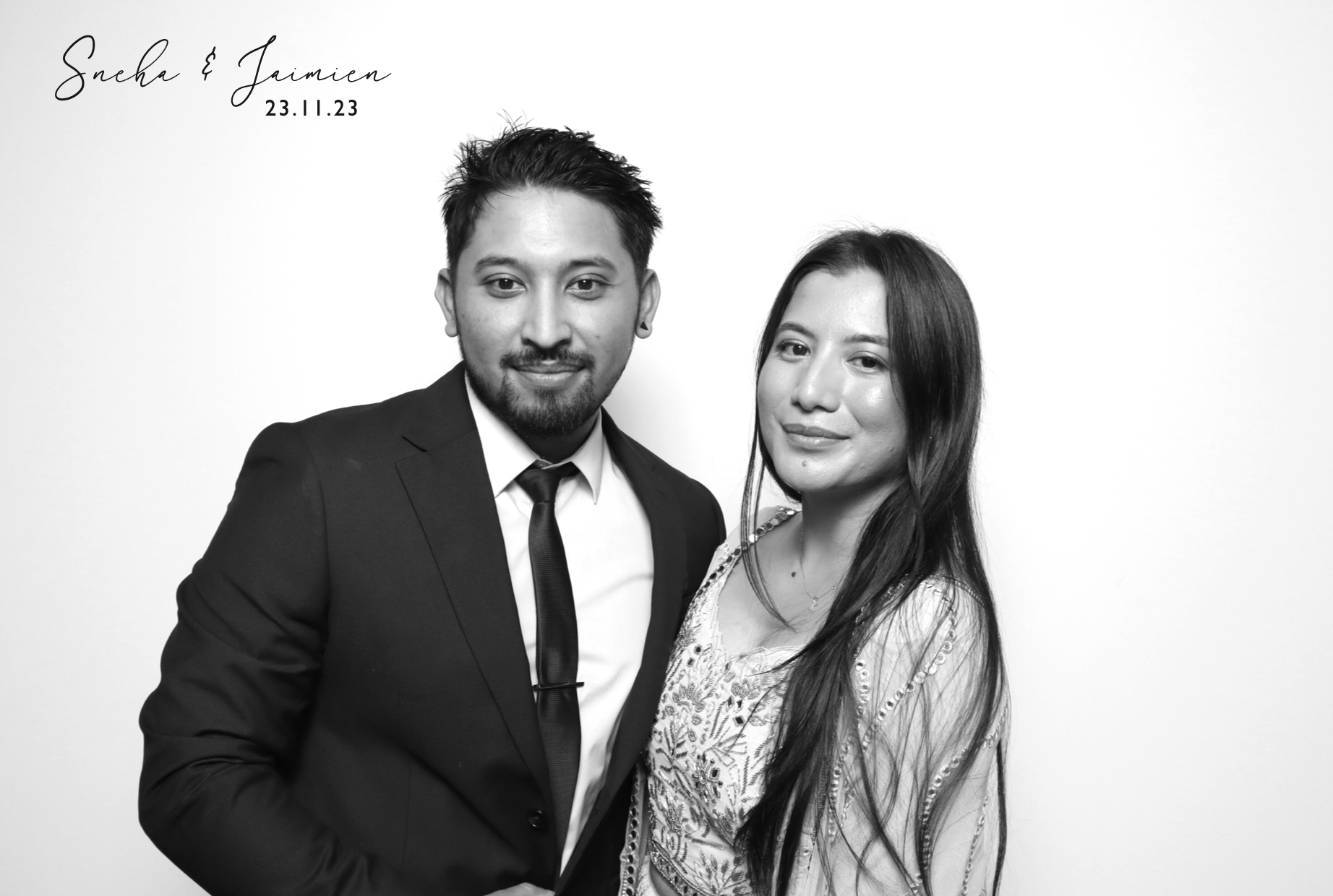 Sneha & Jaimien | View more photos from the event at images.mobile-photo-booth.com/u/MobilePhotoBoothUK/Sneha-Jaimien