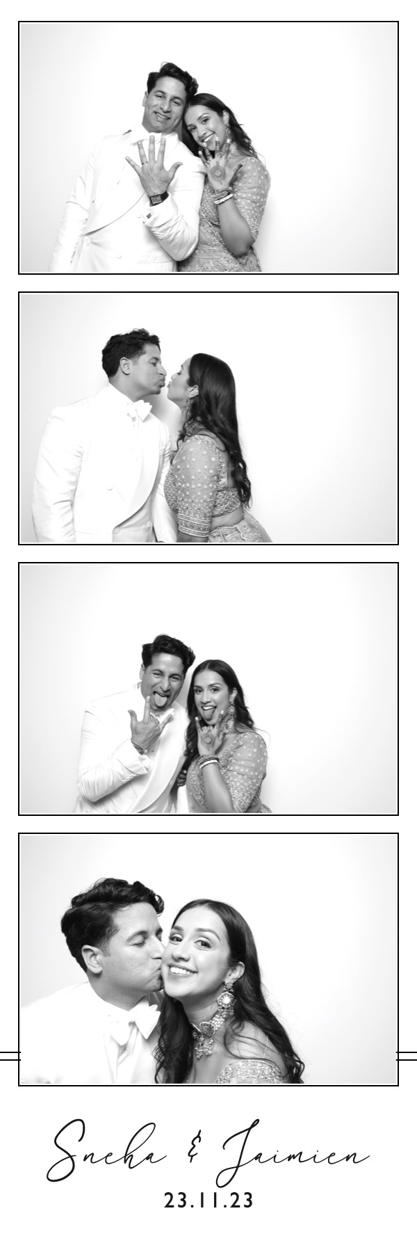 Sneha & Jaimien | View more photos from the event at images.mobile-photo-booth.com/u/MobilePhotoBoothUK/Sneha-Jaimien