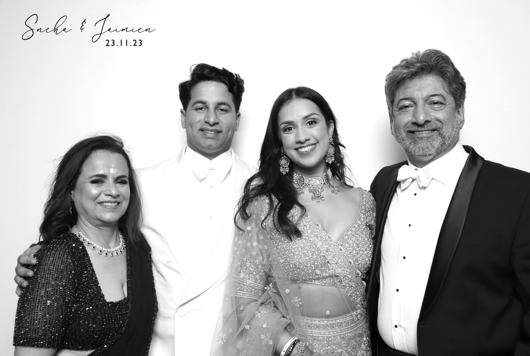 Sneha & Jaimien | View more photos from the event at images.mobile-photo-booth.com/u/MobilePhotoBoothUK/Sneha-Jaimien