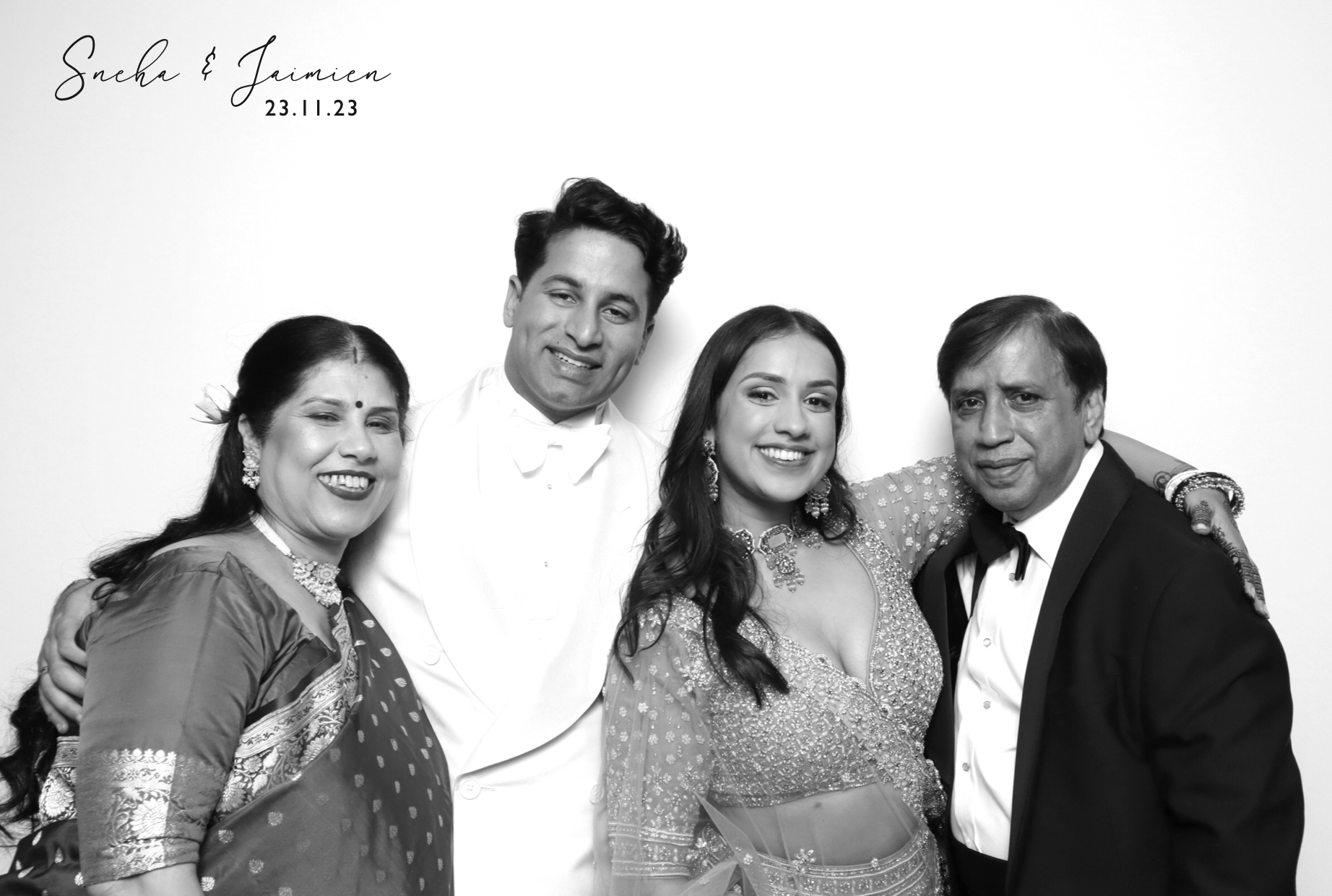 Sneha & Jaimien | View more photos from the event at images.mobile-photo-booth.com/u/MobilePhotoBoothUK/Sneha-Jaimien