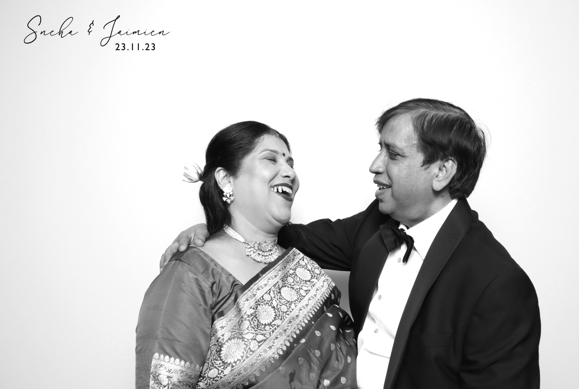 Sneha & Jaimien | View more photos from the event at images.mobile-photo-booth.com/u/MobilePhotoBoothUK/Sneha-Jaimien