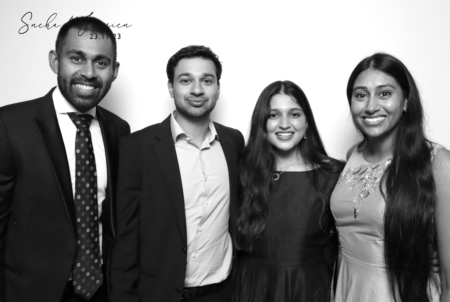 Sneha & Jaimien | View more photos from the event at images.mobile-photo-booth.com/u/MobilePhotoBoothUK/Sneha-Jaimien