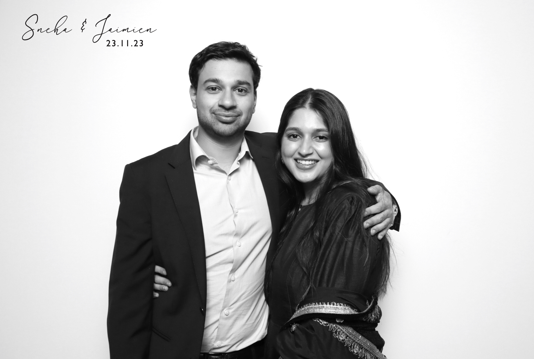 Sneha & Jaimien | View more photos from the event at images.mobile-photo-booth.com/u/MobilePhotoBoothUK/Sneha-Jaimien