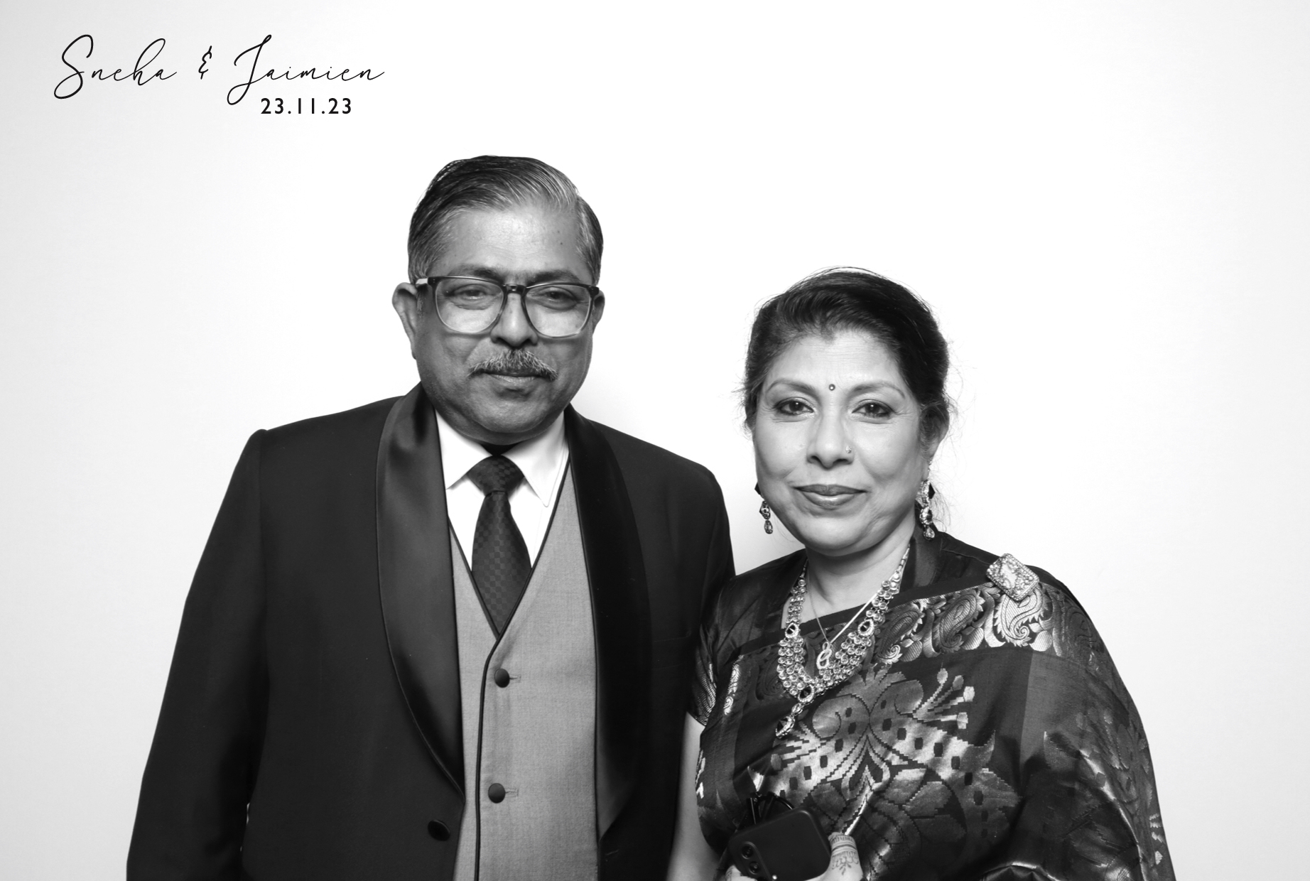 Sneha & Jaimien | View more photos from the event at images.mobile-photo-booth.com/u/MobilePhotoBoothUK/Sneha-Jaimien