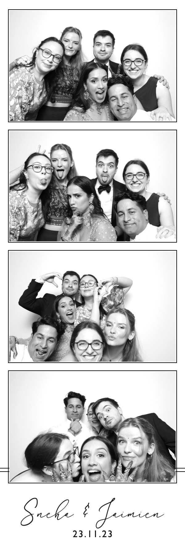 Sneha & Jaimien | View more photos from the event at images.mobile-photo-booth.com/u/MobilePhotoBoothUK/Sneha-Jaimien