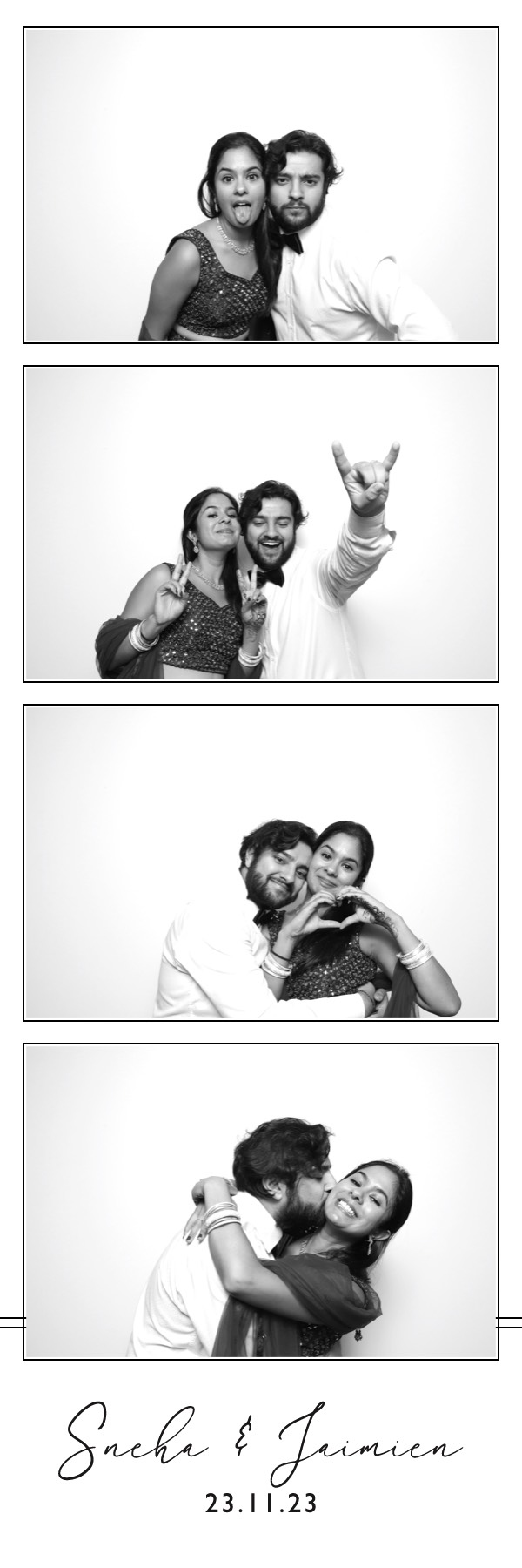 Sneha & Jaimien | View more photos from the event at images.mobile-photo-booth.com/u/MobilePhotoBoothUK/Sneha-Jaimien