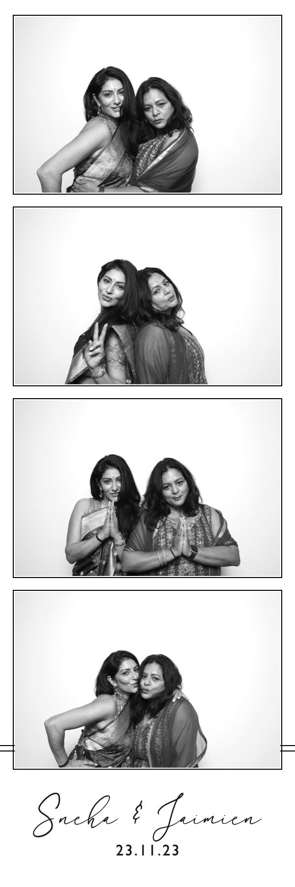 Sneha & Jaimien | View more photos from the event at images.mobile-photo-booth.com/u/MobilePhotoBoothUK/Sneha-Jaimien