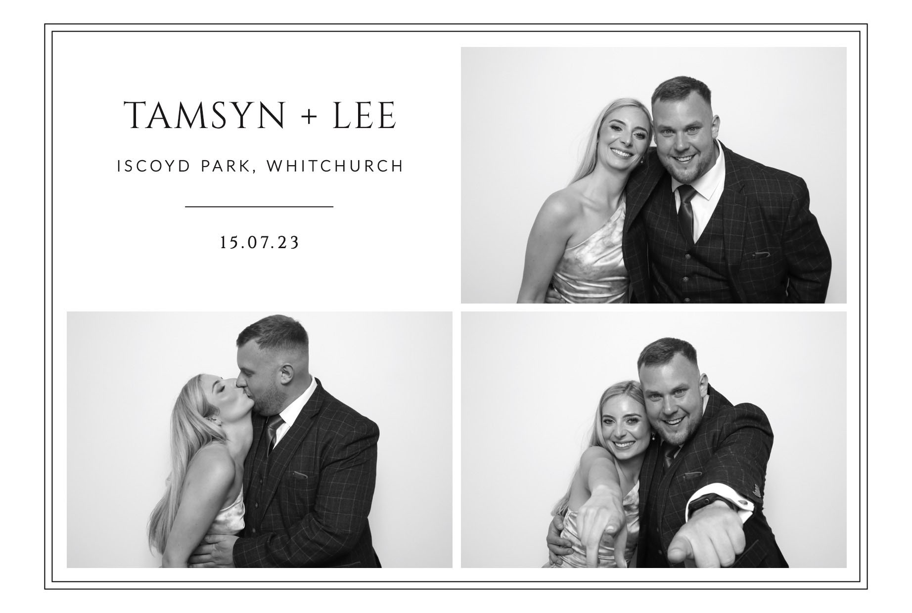 Tamsyn & Lee | View more photos from the event at images.mobile-photo-booth.com/u/MobilePhotoBoothUK/Tamsyn-Lee