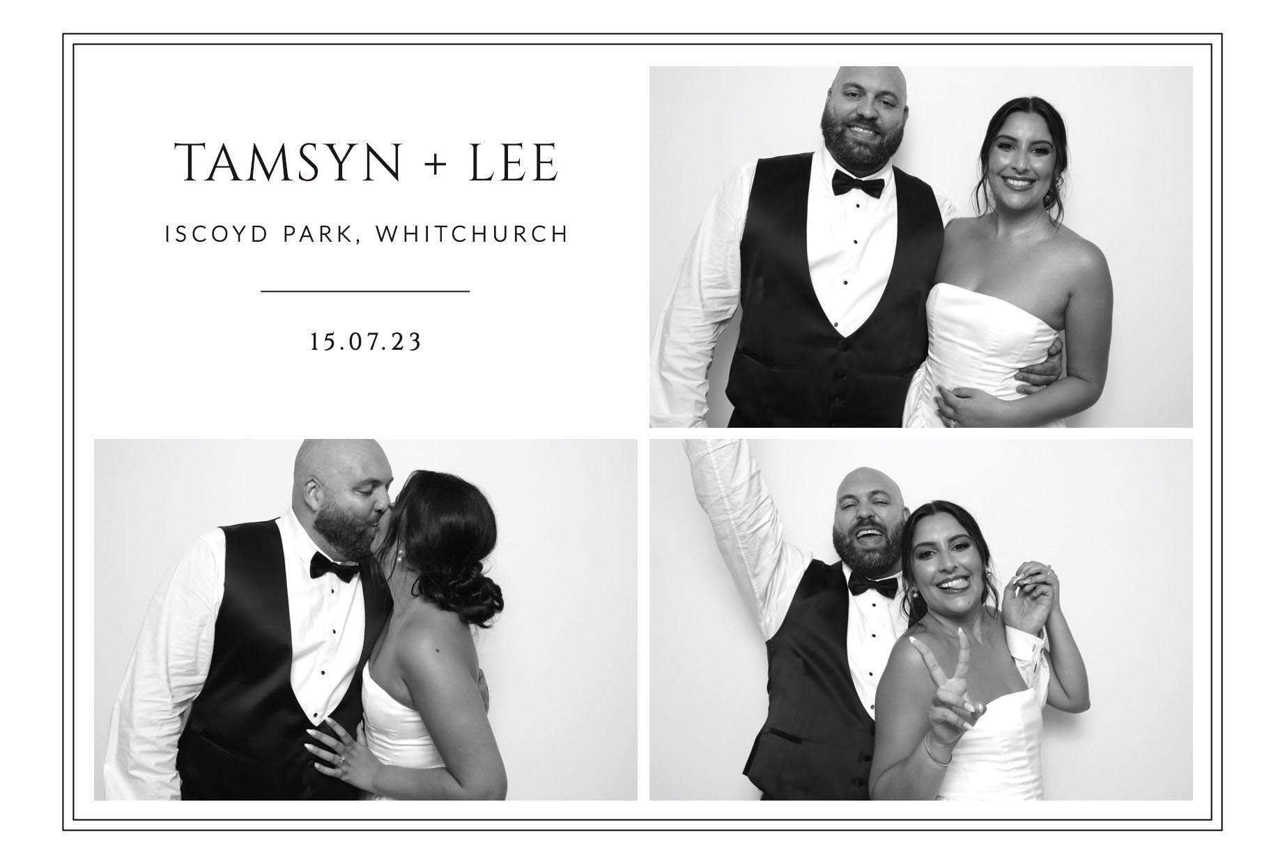 Tamsyn & Lee | View more photos from the event at images.mobile-photo-booth.com/u/MobilePhotoBoothUK/Tamsyn-Lee