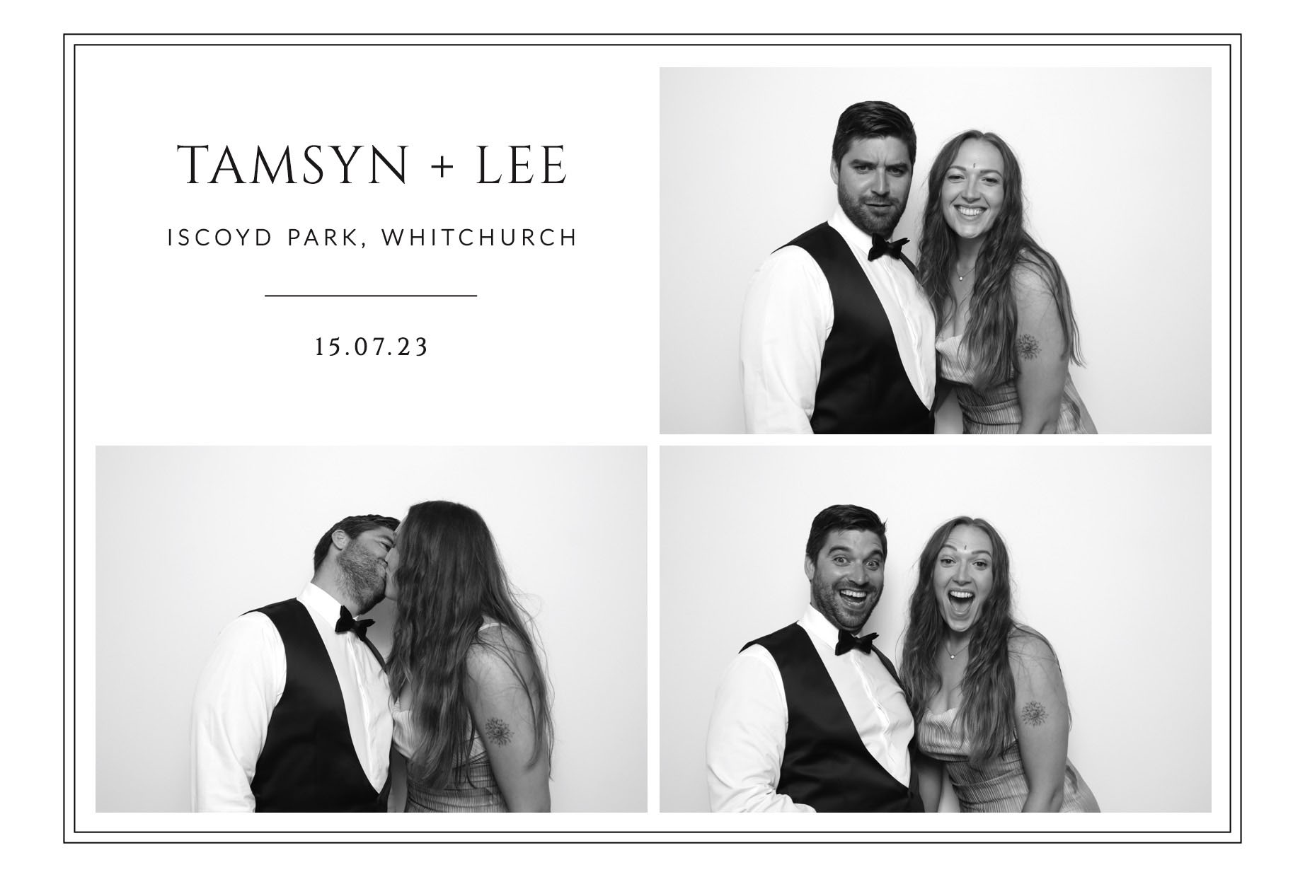 Tamsyn & Lee | View more photos from the event at images.mobile-photo-booth.com/u/MobilePhotoBoothUK/Tamsyn-Lee