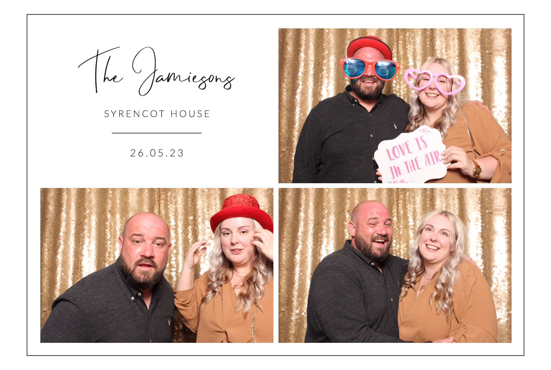 The Jamiesons | View more photos from the event at images.mobile-photo-booth.com/u/MobilePhotoBoothUK/The-Jamiesons