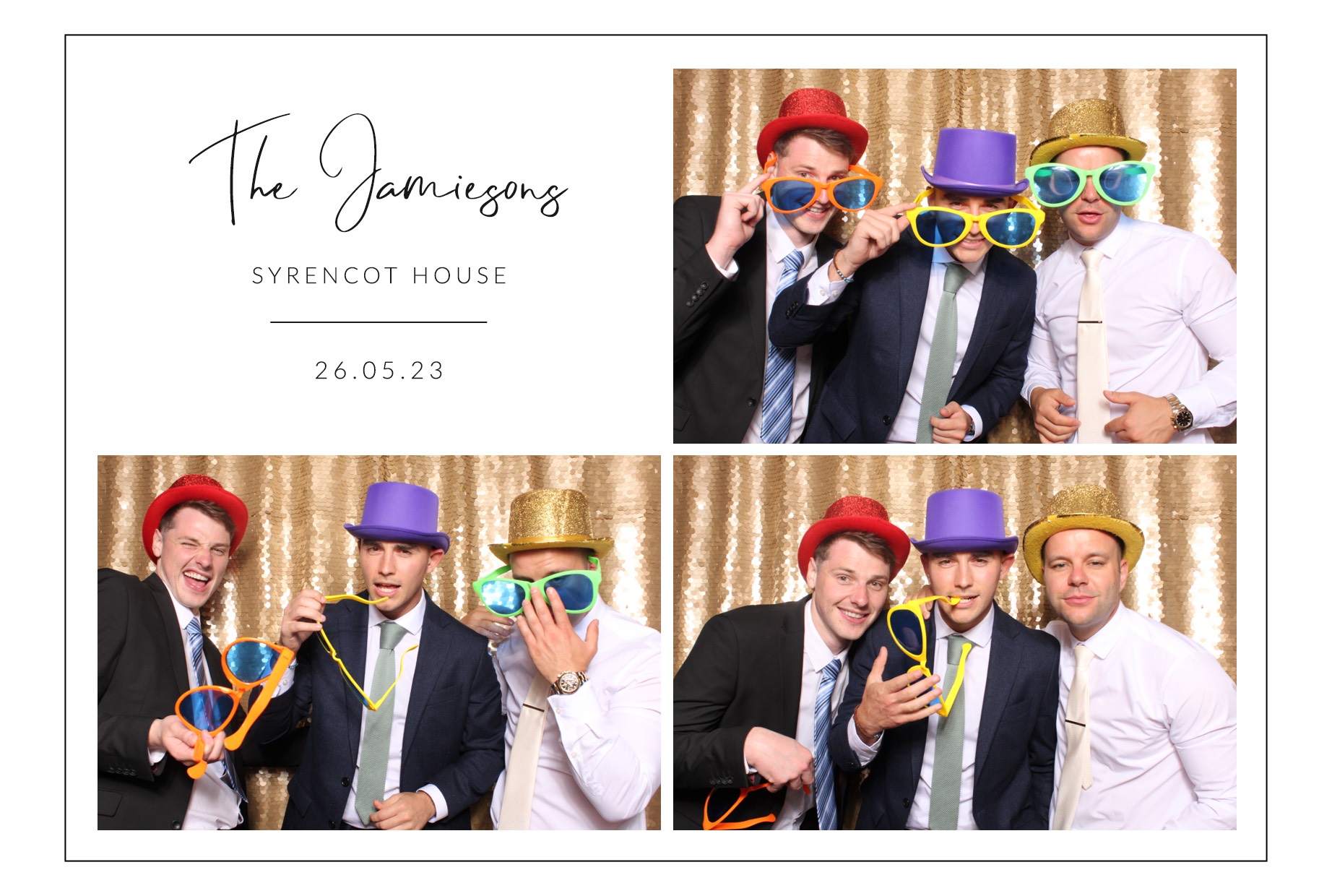 The Jamiesons | View more photos from the event at images.mobile-photo-booth.com/u/MobilePhotoBoothUK/The-Jamiesons