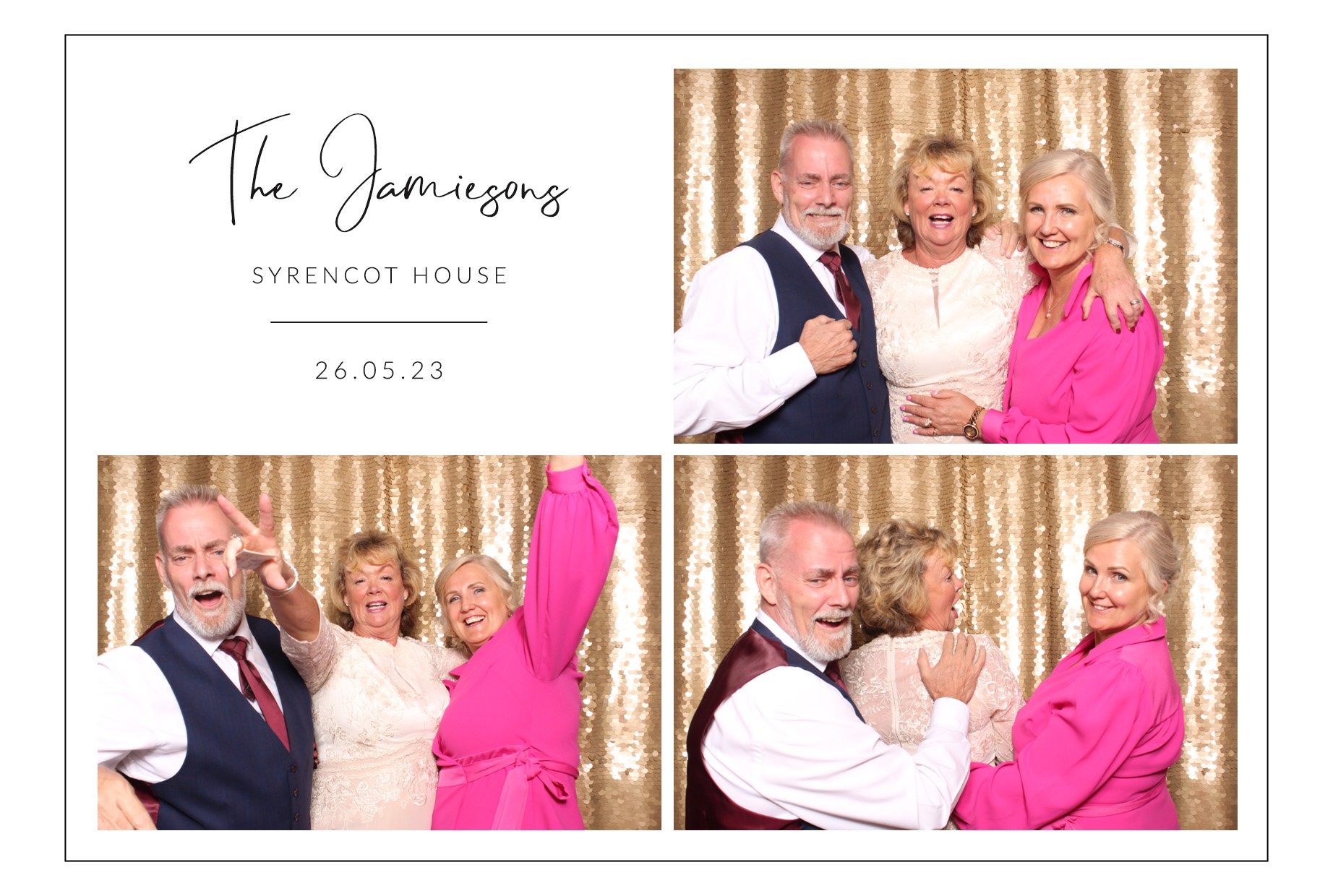The Jamiesons | View more photos from the event at images.mobile-photo-booth.com/u/MobilePhotoBoothUK/The-Jamiesons