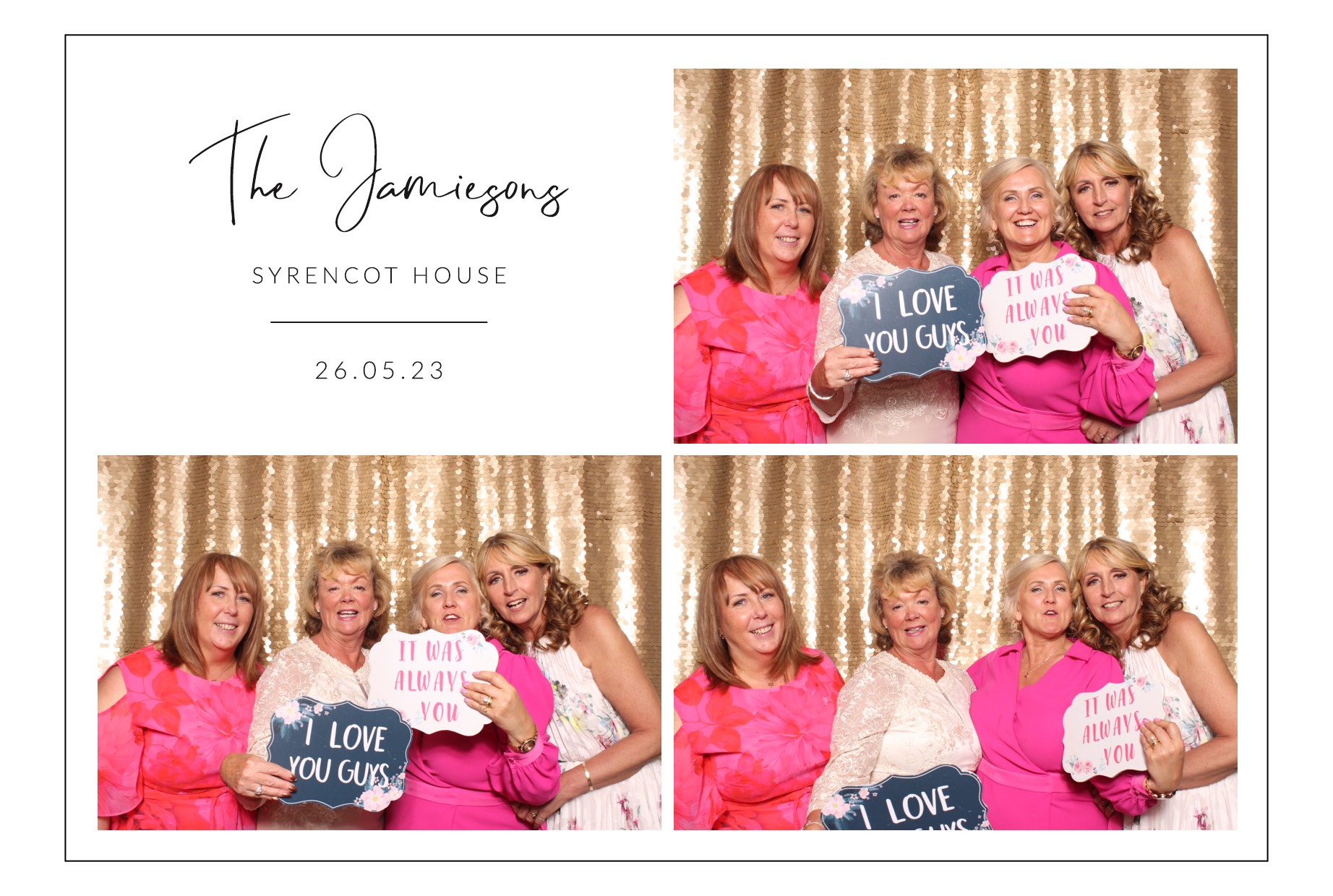 The Jamiesons | View more photos from the event at images.mobile-photo-booth.com/u/MobilePhotoBoothUK/The-Jamiesons