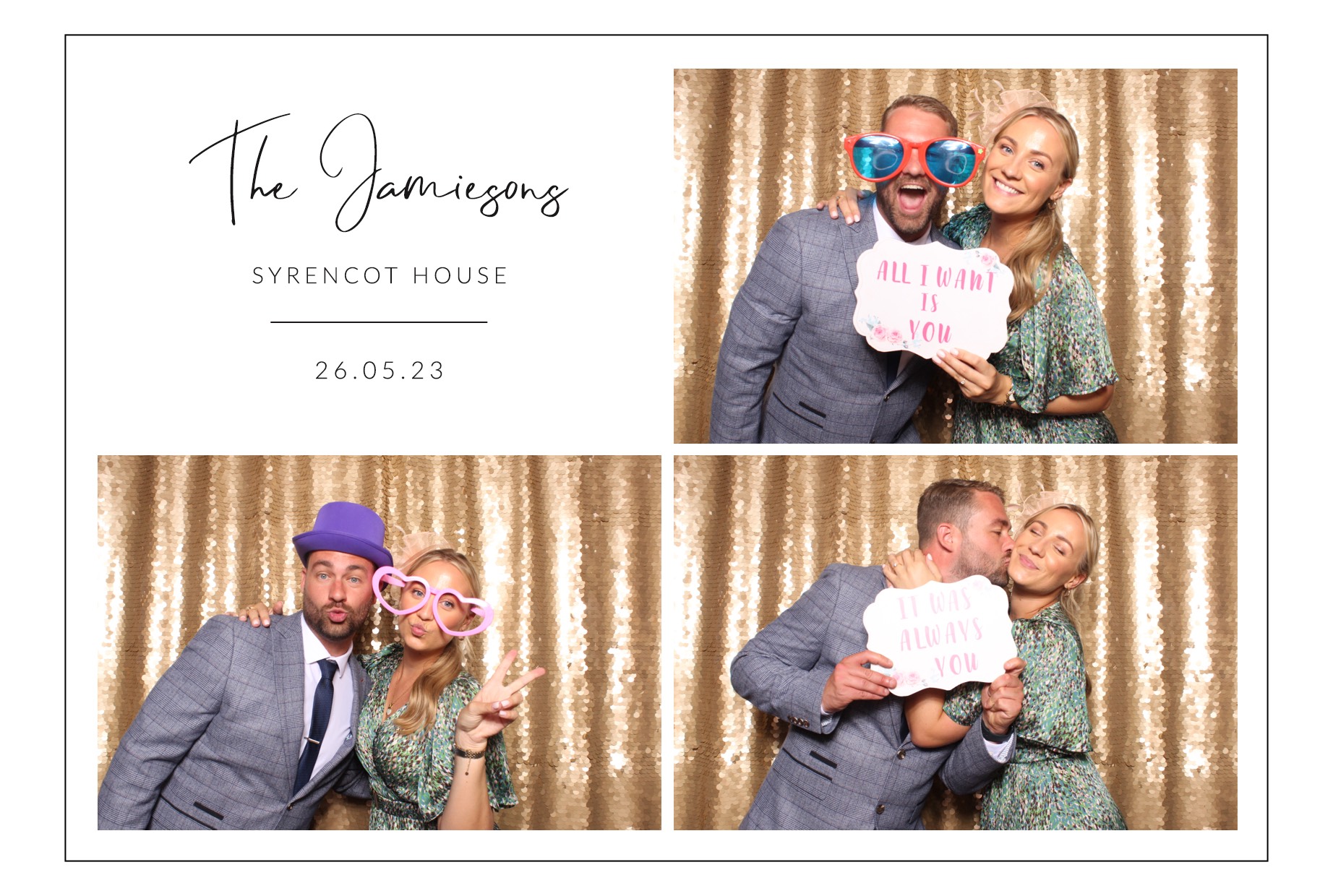 The Jamiesons | View more photos from the event at images.mobile-photo-booth.com/u/MobilePhotoBoothUK/The-Jamiesons