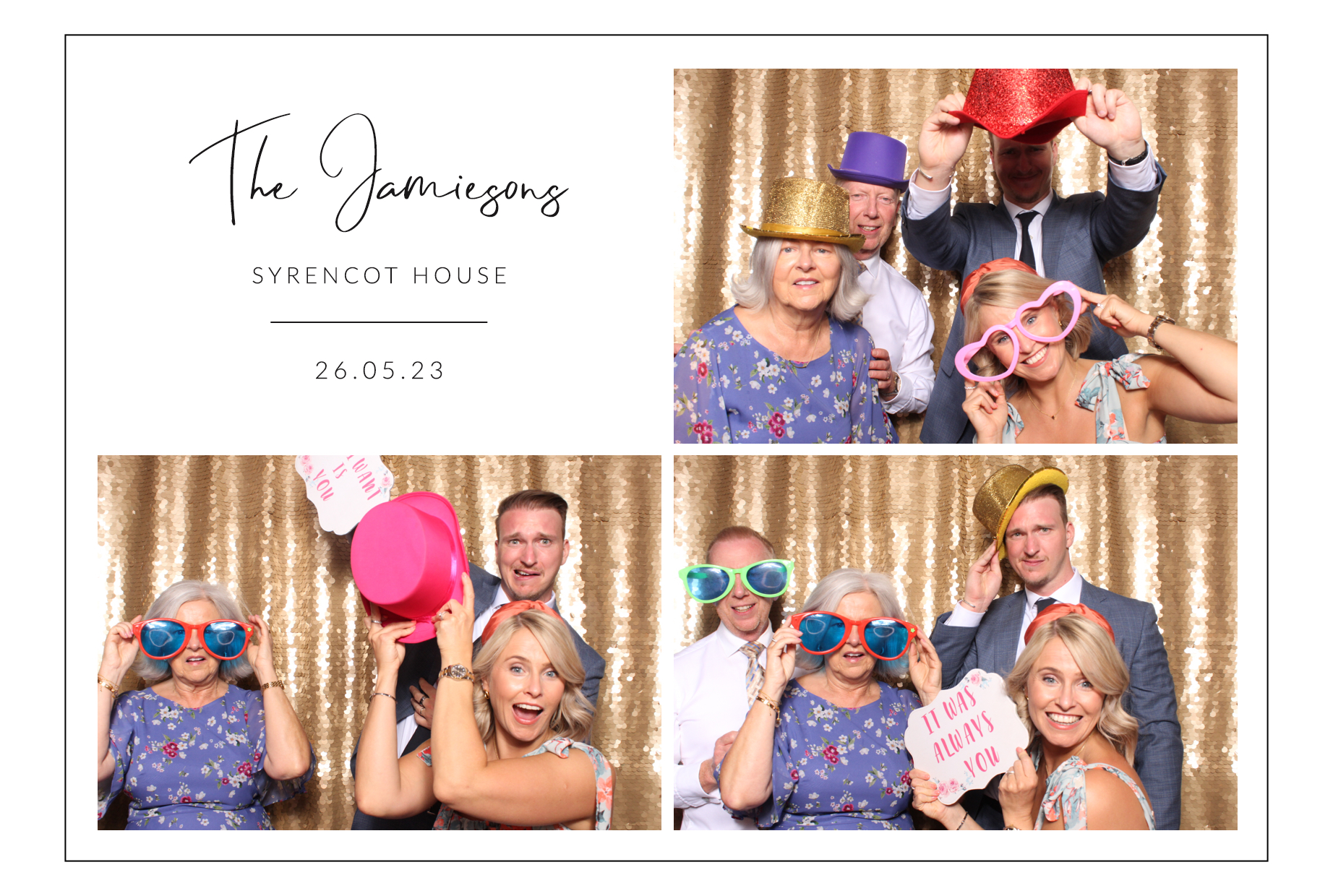 The Jamiesons | View more photos from the event at images.mobile-photo-booth.com/u/MobilePhotoBoothUK/The-Jamiesons