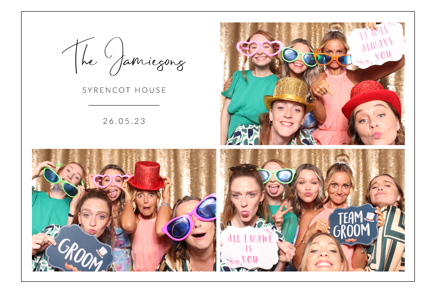 The Jamiesons | View more photos from the event at images.mobile-photo-booth.com/u/MobilePhotoBoothUK/The-Jamiesons