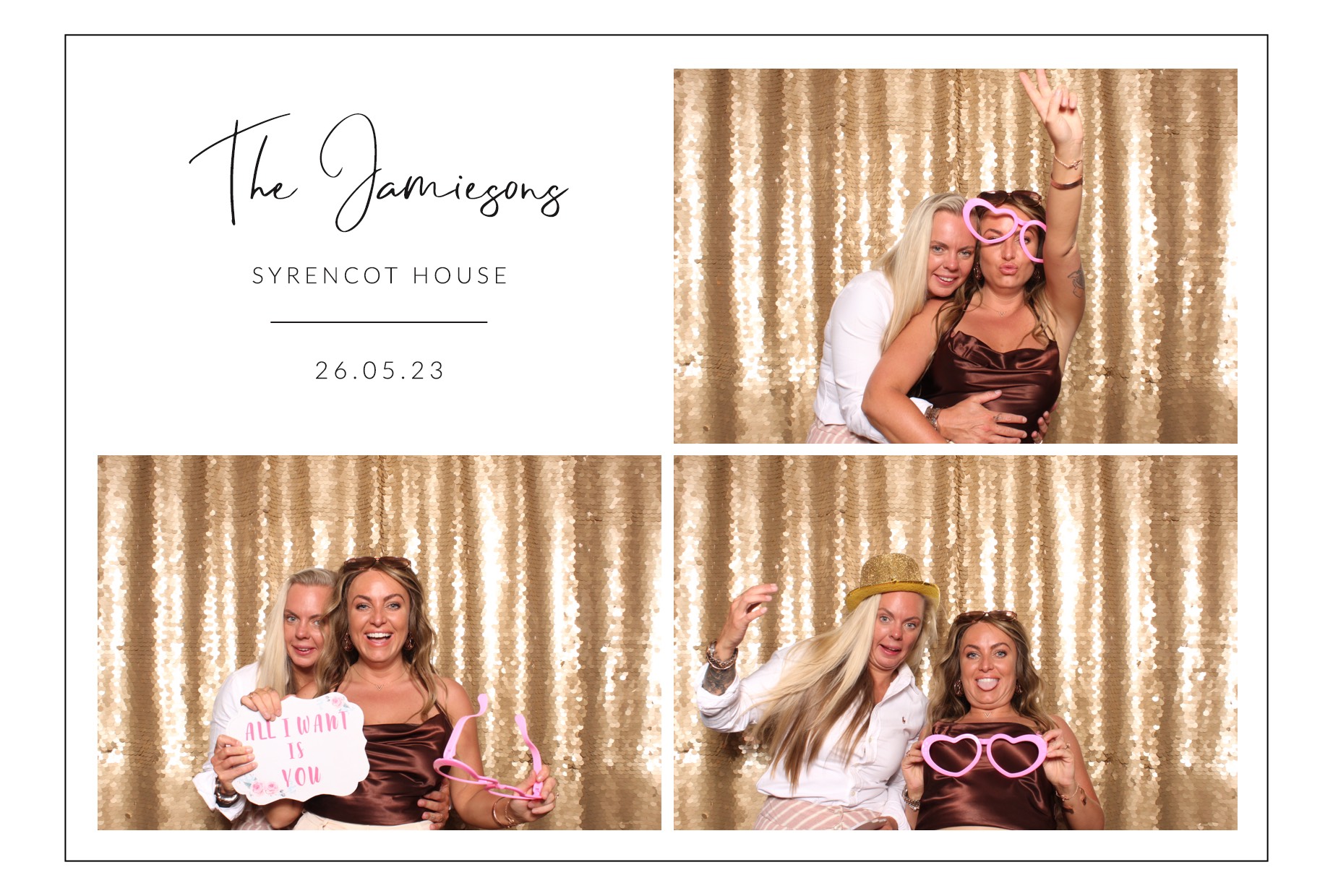 The Jamiesons | View more photos from the event at images.mobile-photo-booth.com/u/MobilePhotoBoothUK/The-Jamiesons