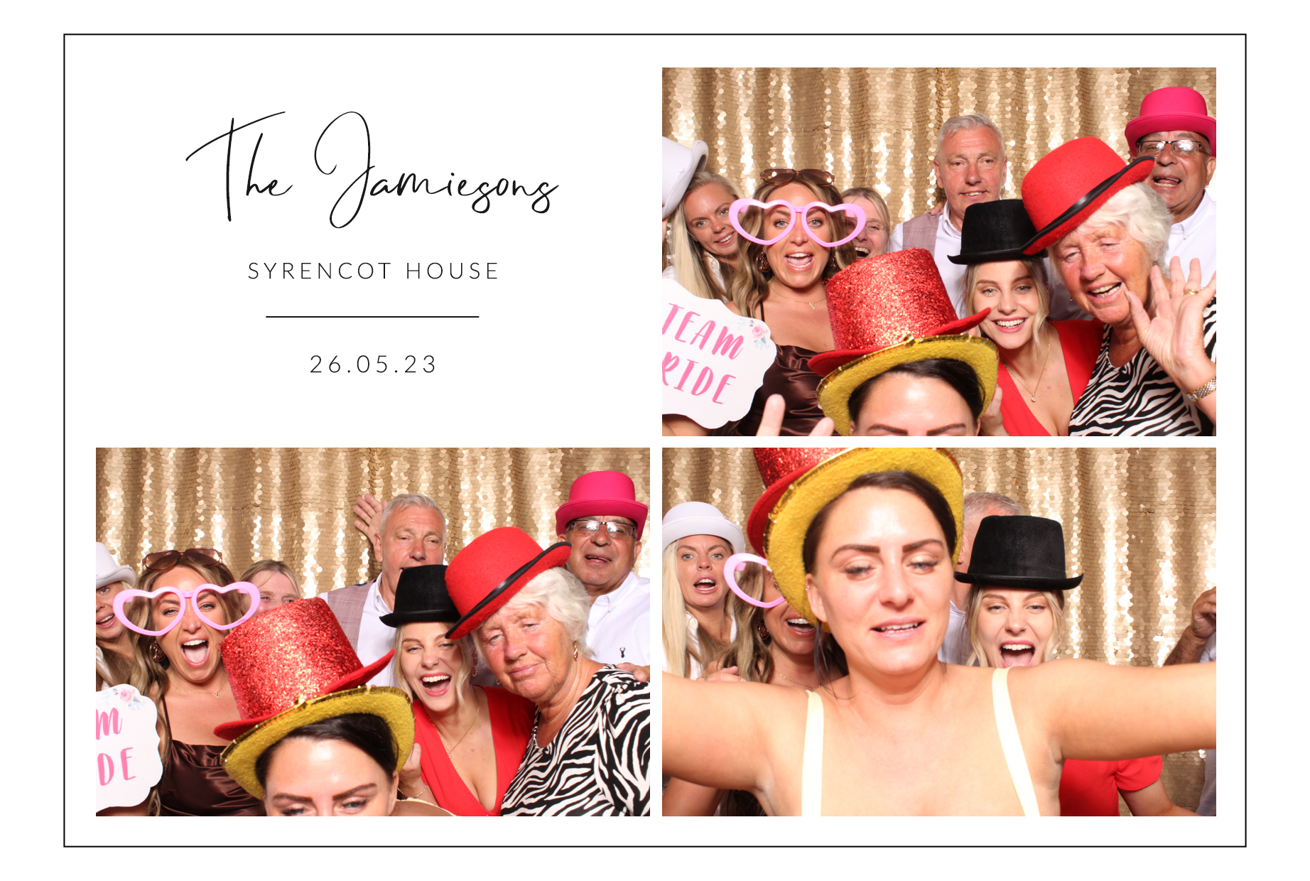 The Jamiesons | View more photos from the event at images.mobile-photo-booth.com/u/MobilePhotoBoothUK/The-Jamiesons