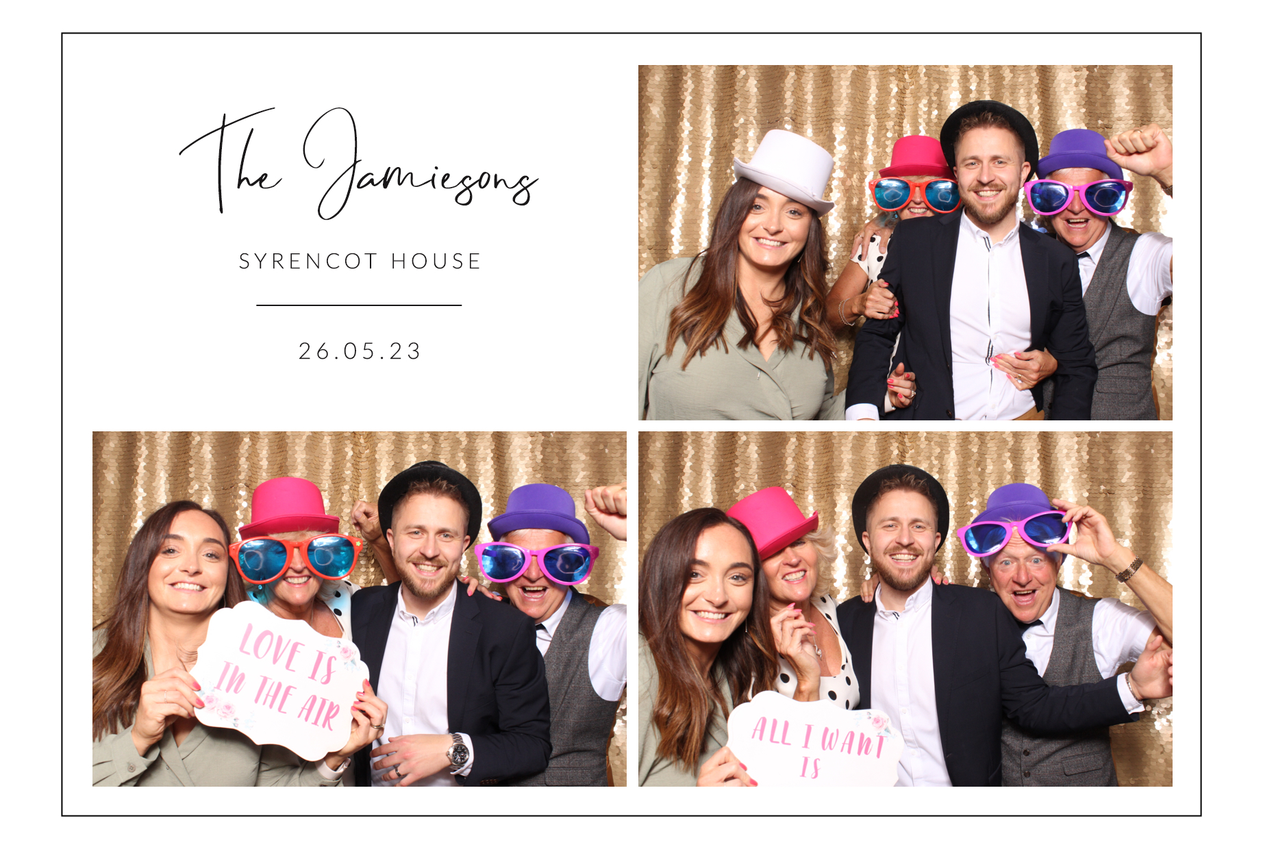 The Jamiesons | View more photos from the event at images.mobile-photo-booth.com/u/MobilePhotoBoothUK/The-Jamiesons
