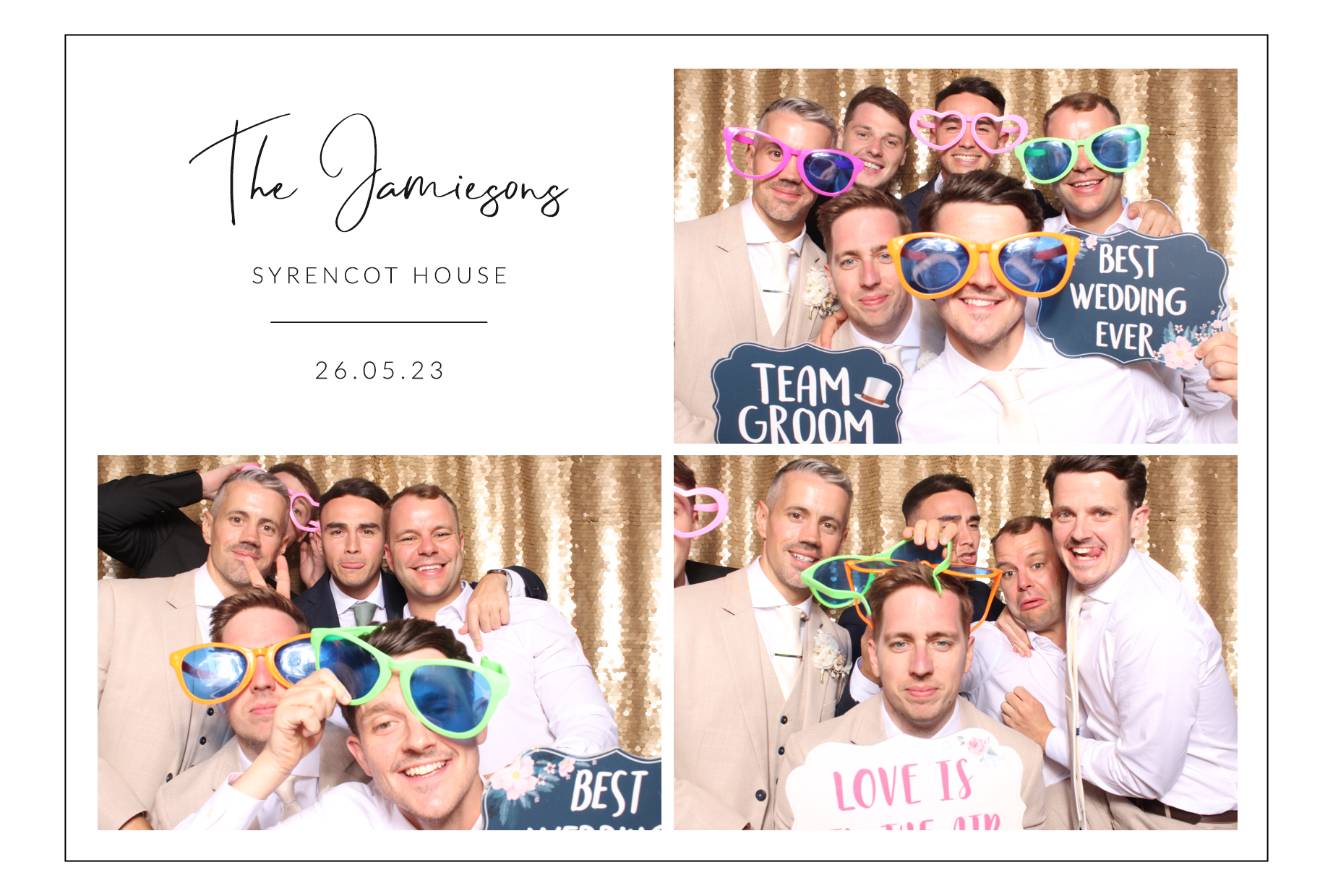 The Jamiesons | View more photos from the event at images.mobile-photo-booth.com/u/MobilePhotoBoothUK/The-Jamiesons