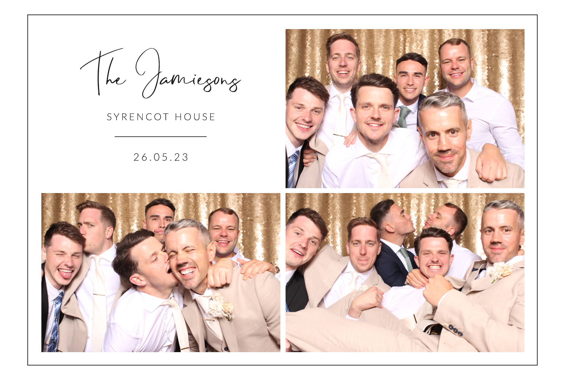 The Jamiesons | View more photos from the event at images.mobile-photo-booth.com/u/MobilePhotoBoothUK/The-Jamiesons