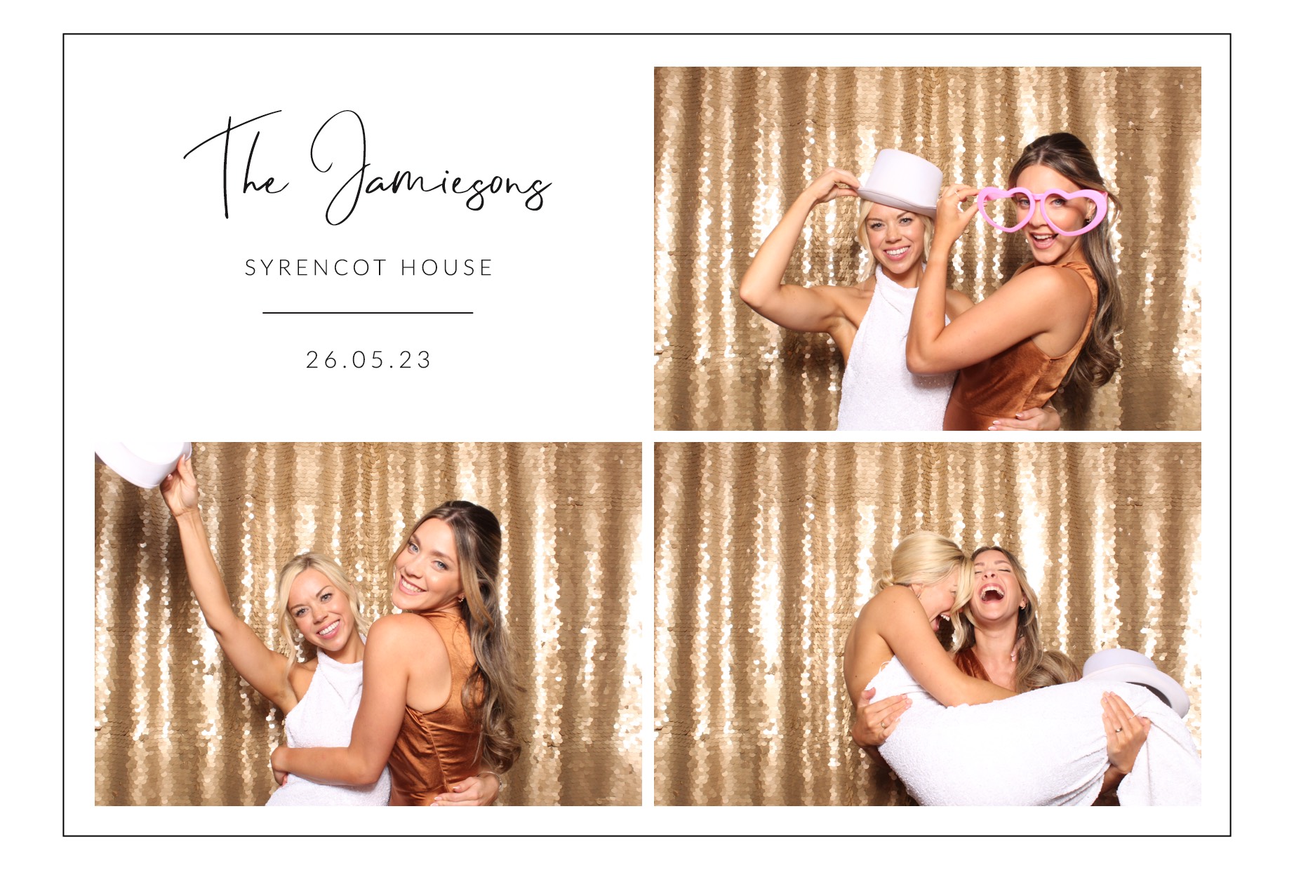 The Jamiesons | View more photos from the event at images.mobile-photo-booth.com/u/MobilePhotoBoothUK/The-Jamiesons