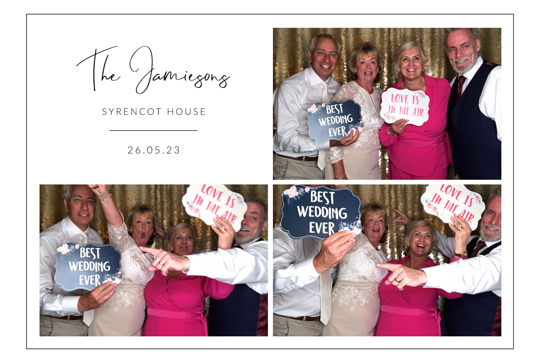The Jamiesons | View more photos from the event at images.mobile-photo-booth.com/u/MobilePhotoBoothUK/The-Jamiesons