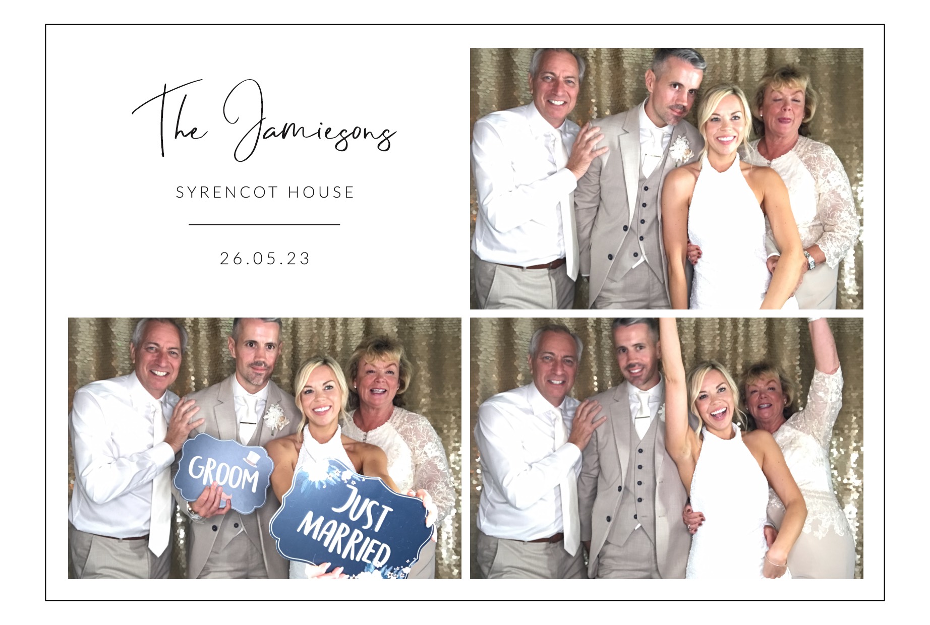 The Jamiesons | View more photos from the event at images.mobile-photo-booth.com/u/MobilePhotoBoothUK/The-Jamiesons