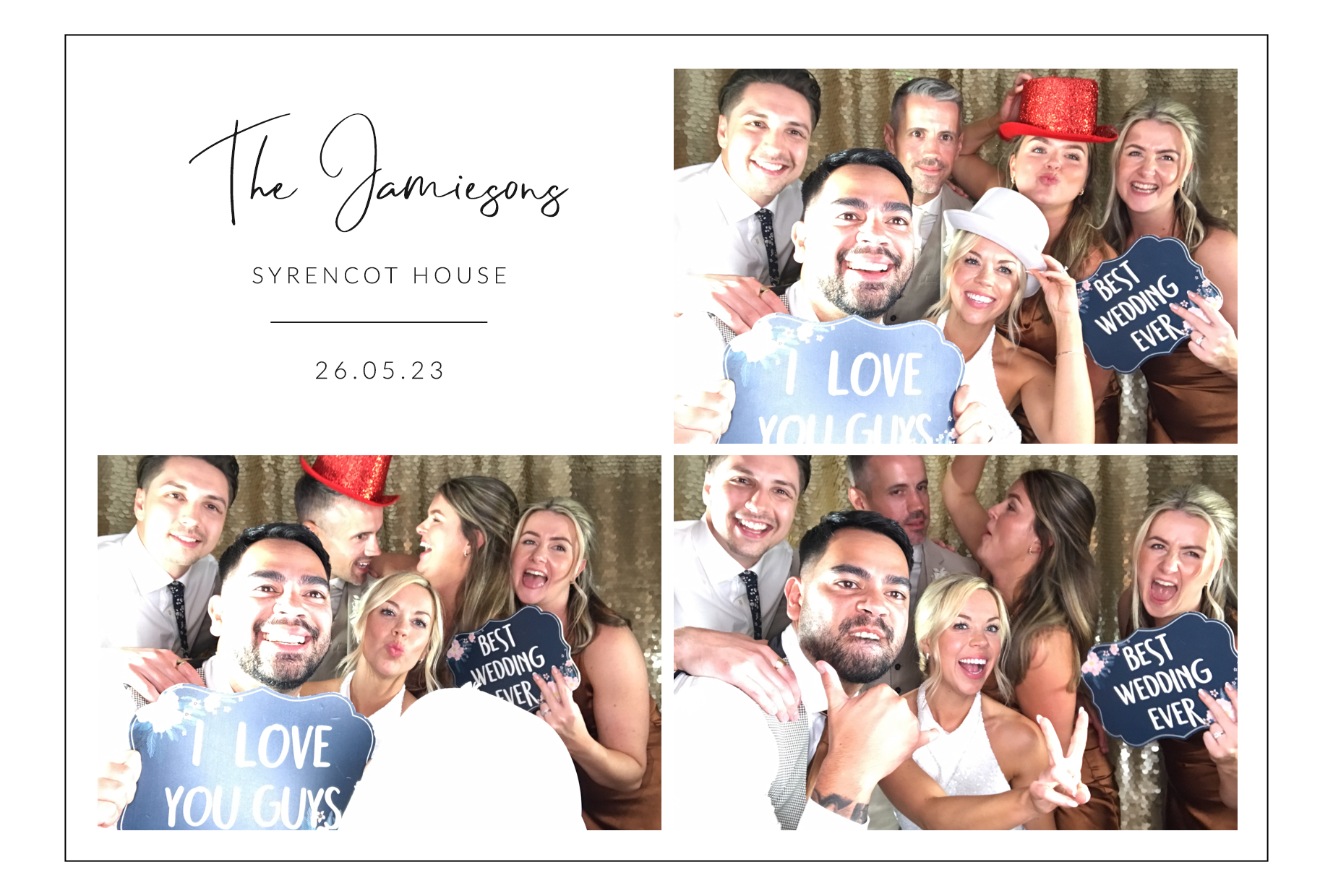The Jamiesons | View more photos from the event at images.mobile-photo-booth.com/u/MobilePhotoBoothUK/The-Jamiesons