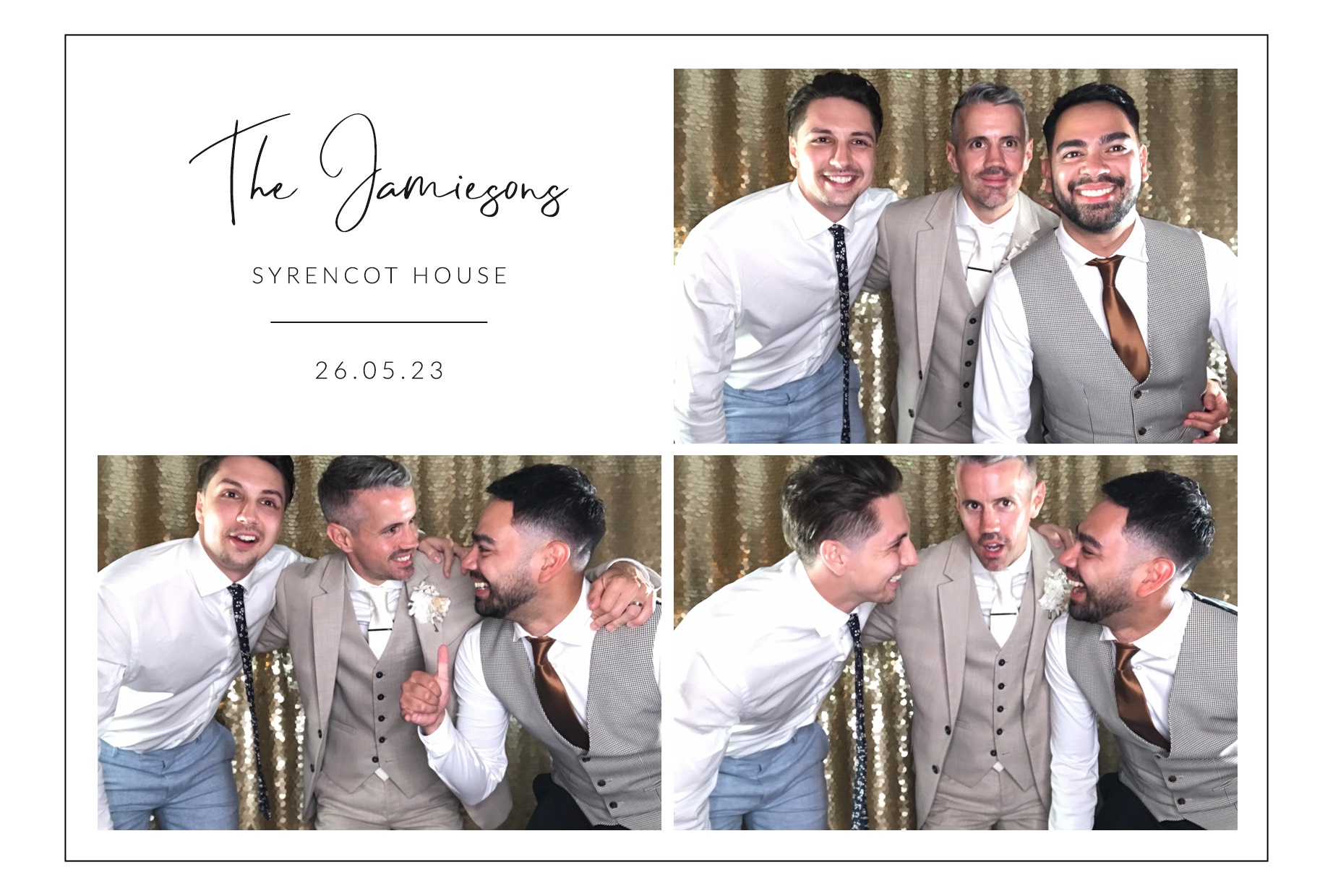 The Jamiesons | View more photos from the event at images.mobile-photo-booth.com/u/MobilePhotoBoothUK/The-Jamiesons