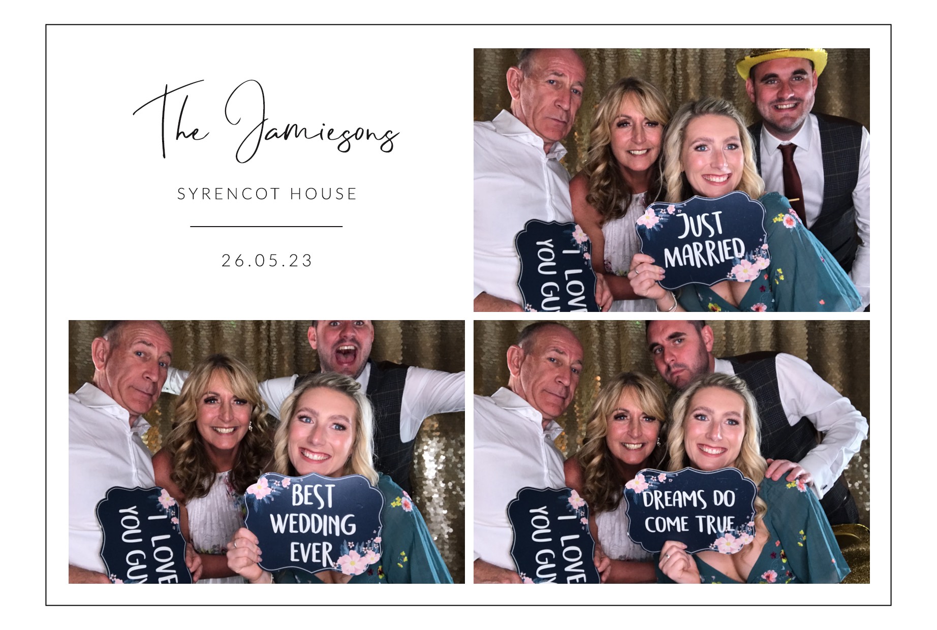 The Jamiesons | View more photos from the event at images.mobile-photo-booth.com/u/MobilePhotoBoothUK/The-Jamiesons