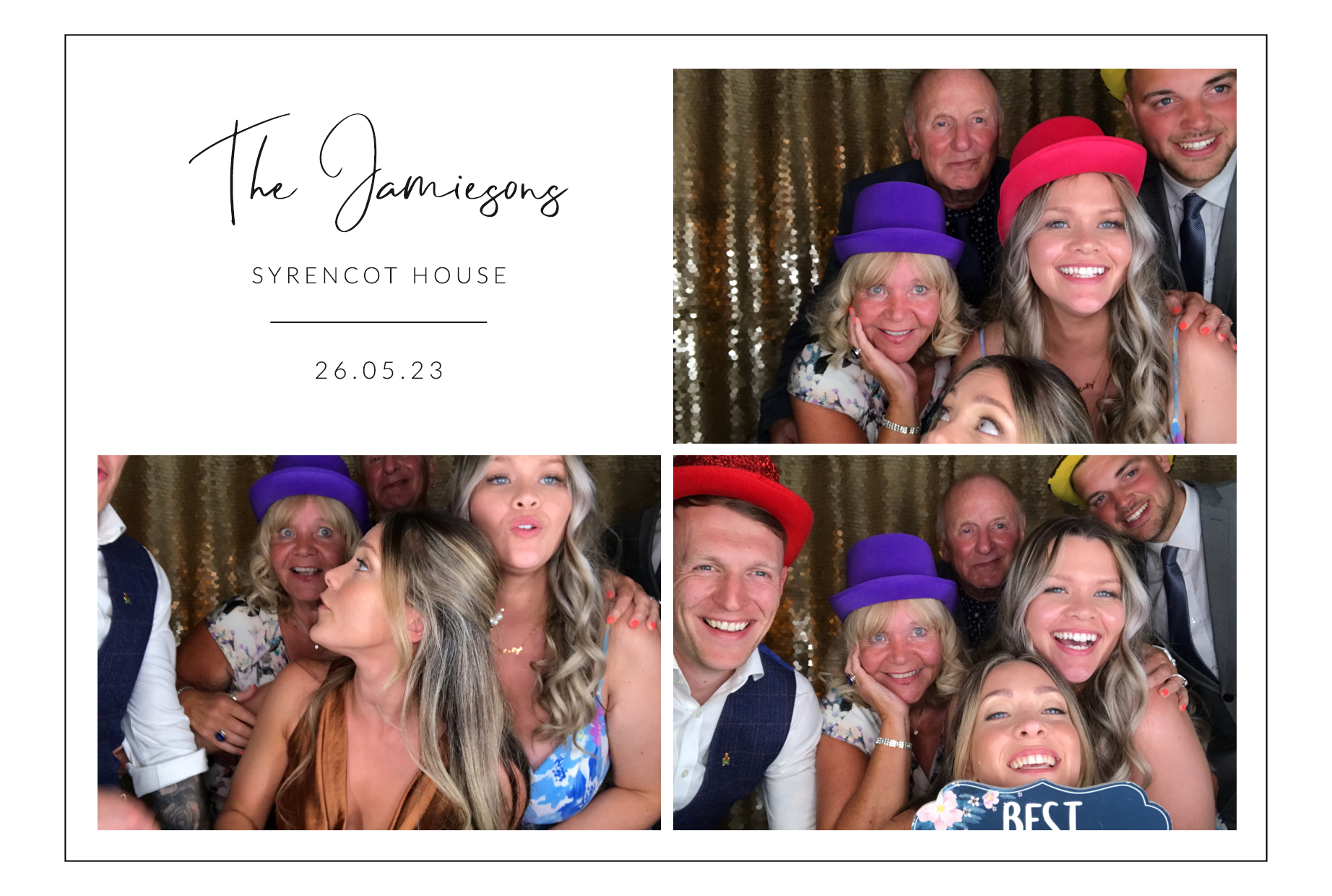 The Jamiesons | View more photos from the event at images.mobile-photo-booth.com/u/MobilePhotoBoothUK/The-Jamiesons