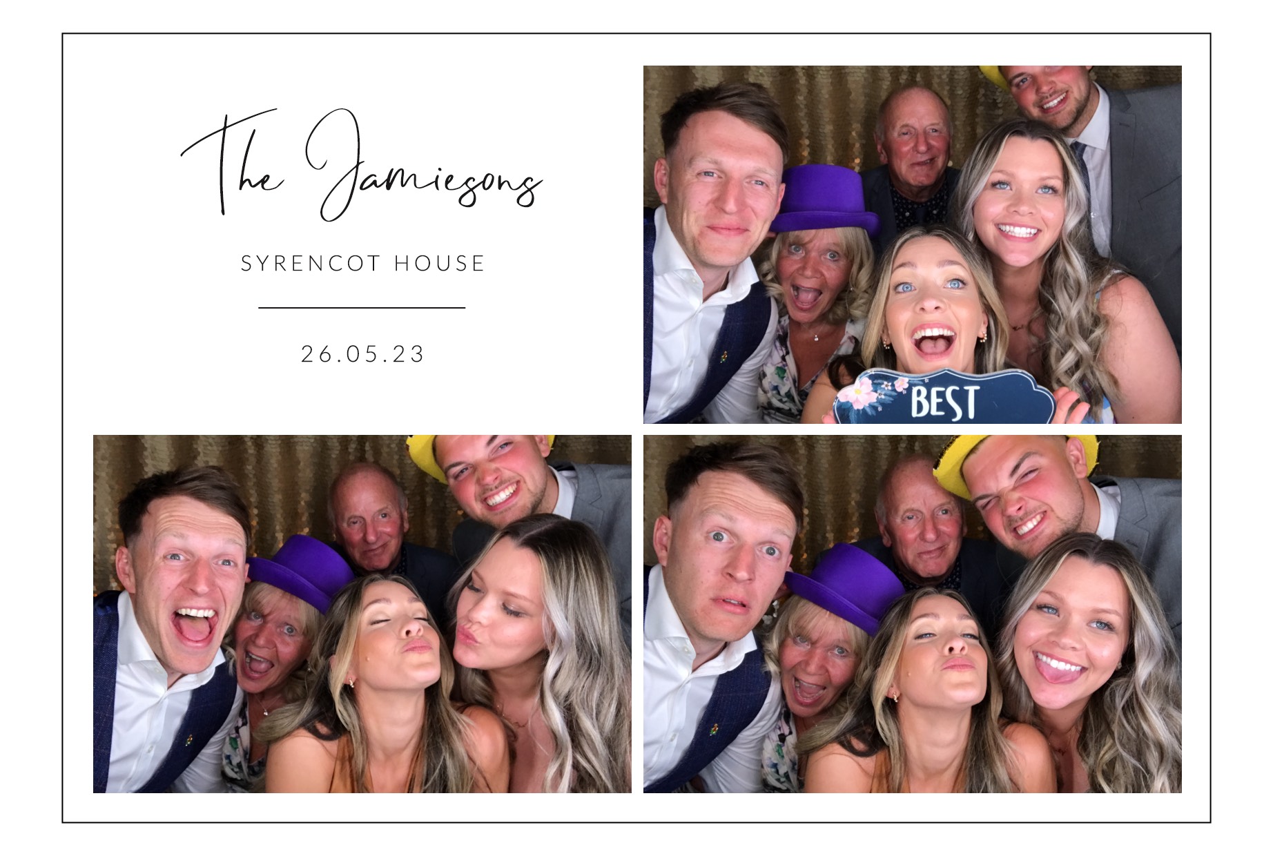 The Jamiesons | View more photos from the event at images.mobile-photo-booth.com/u/MobilePhotoBoothUK/The-Jamiesons
