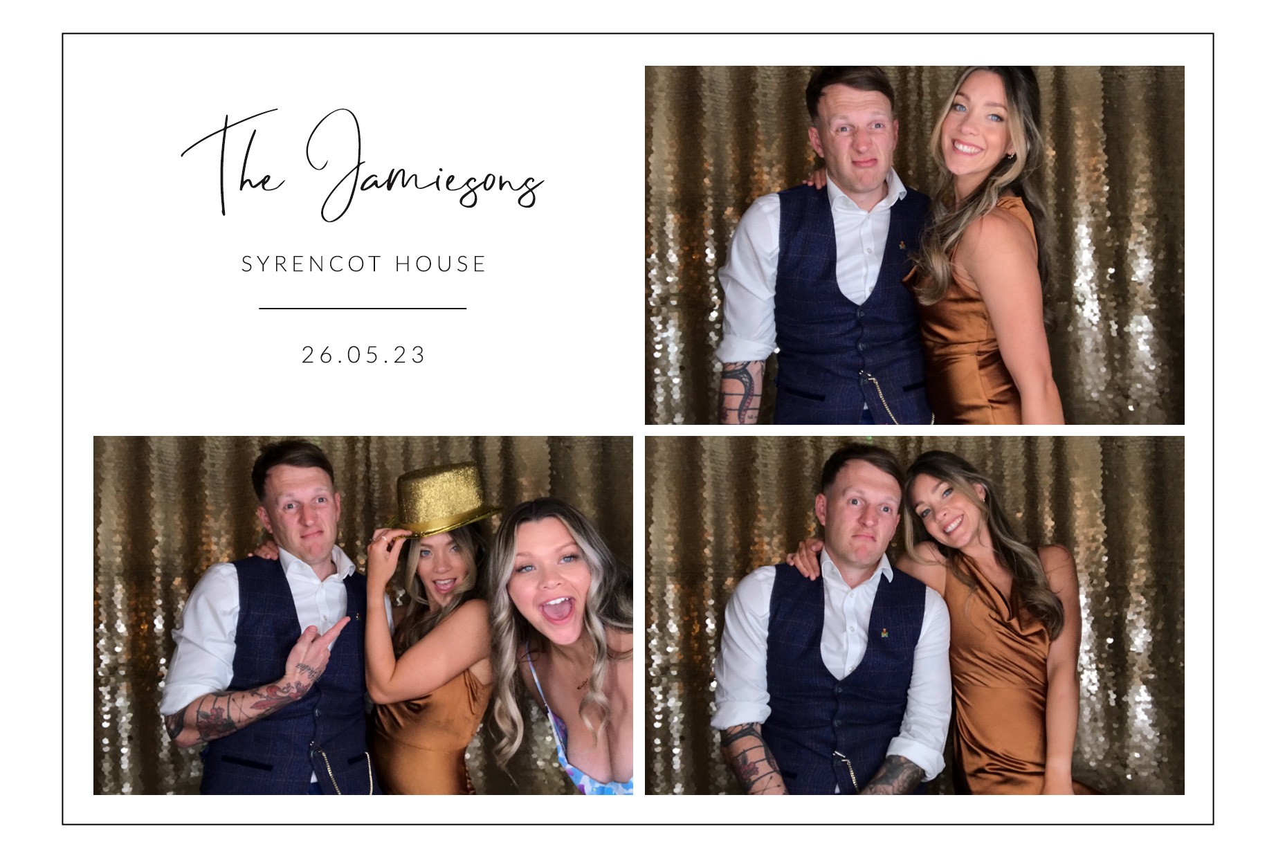 The Jamiesons | View more photos from the event at images.mobile-photo-booth.com/u/MobilePhotoBoothUK/The-Jamiesons