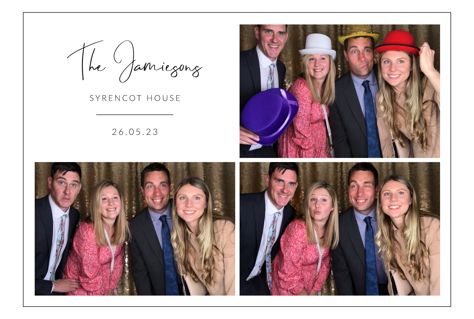 The Jamiesons | View more photos from the event at images.mobile-photo-booth.com/u/MobilePhotoBoothUK/The-Jamiesons