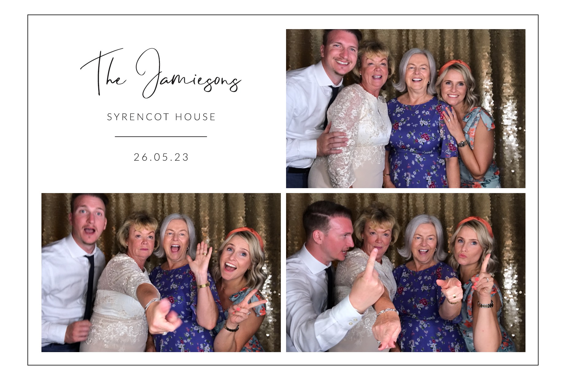 The Jamiesons | View more photos from the event at images.mobile-photo-booth.com/u/MobilePhotoBoothUK/The-Jamiesons