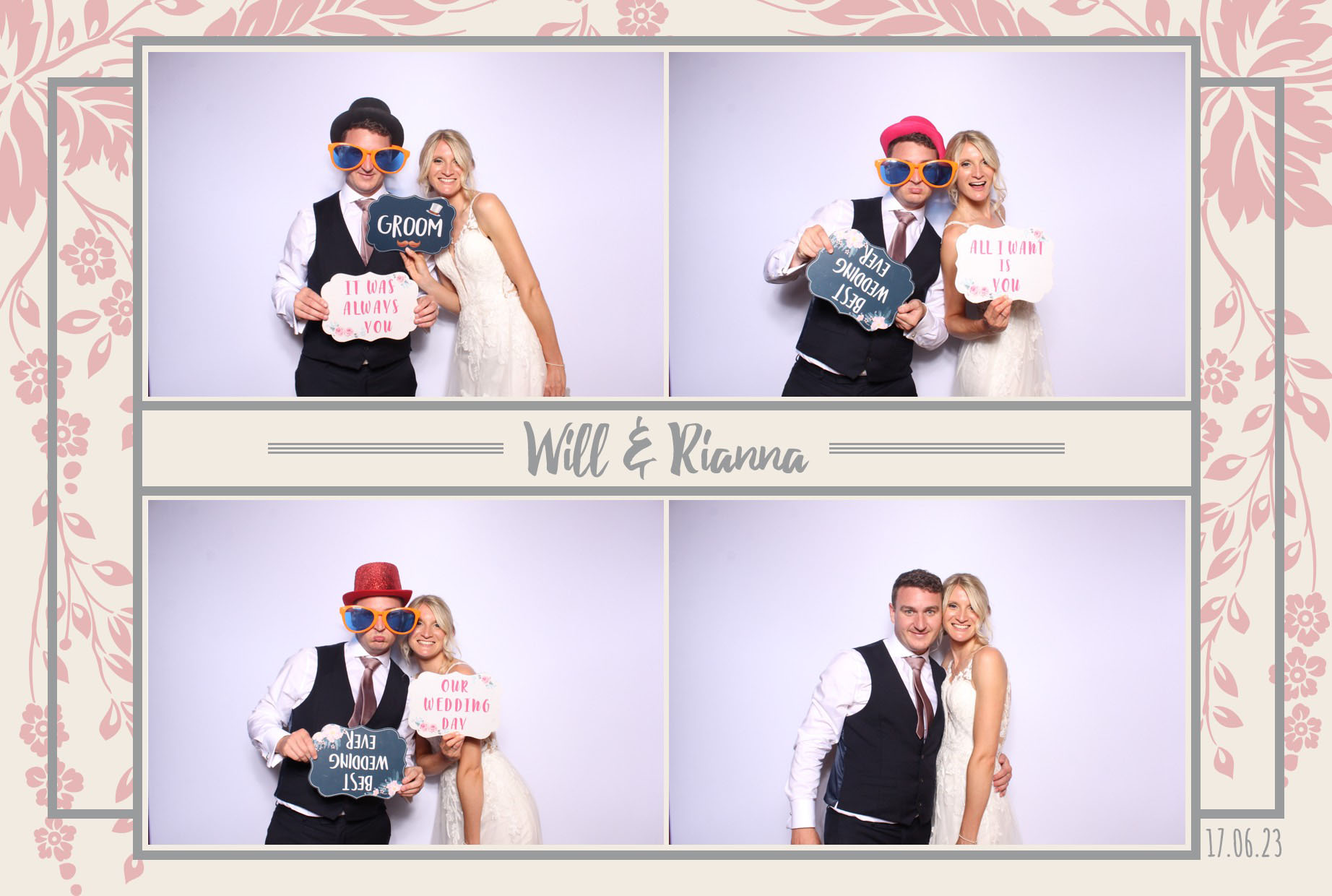 Will & Rianna | View more photos from the event at images.mobile-photo-booth.com/u/MobilePhotoBoothUK/Will-Rianna