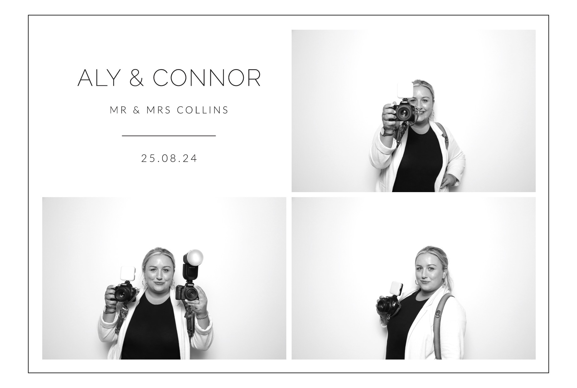 Aly & Connor | View more photos from the event at images.mobile-photo-booth.com/u/MobilePhotoBoothUK/Aly-Connor