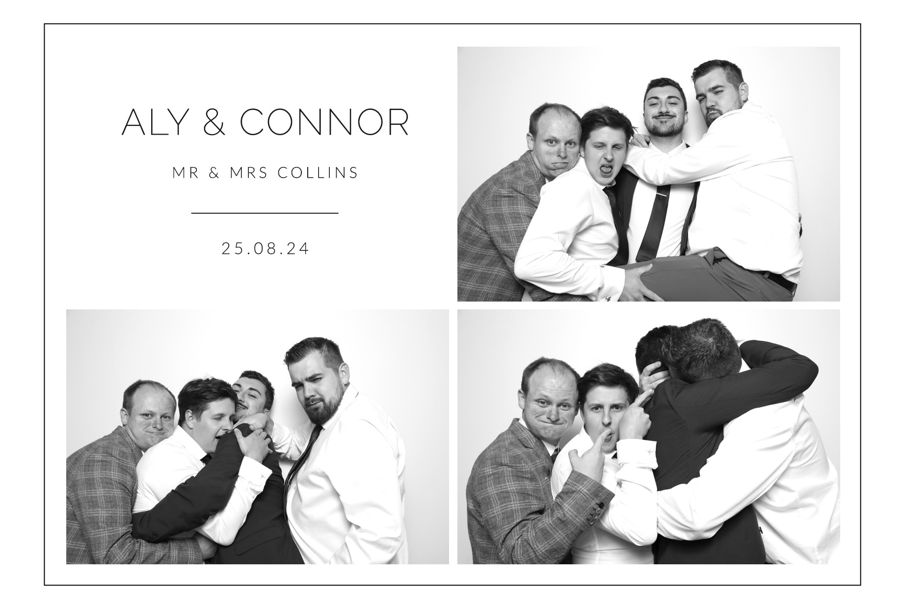 Aly & Connor | View more photos from the event at images.mobile-photo-booth.com/u/MobilePhotoBoothUK/Aly-Connor