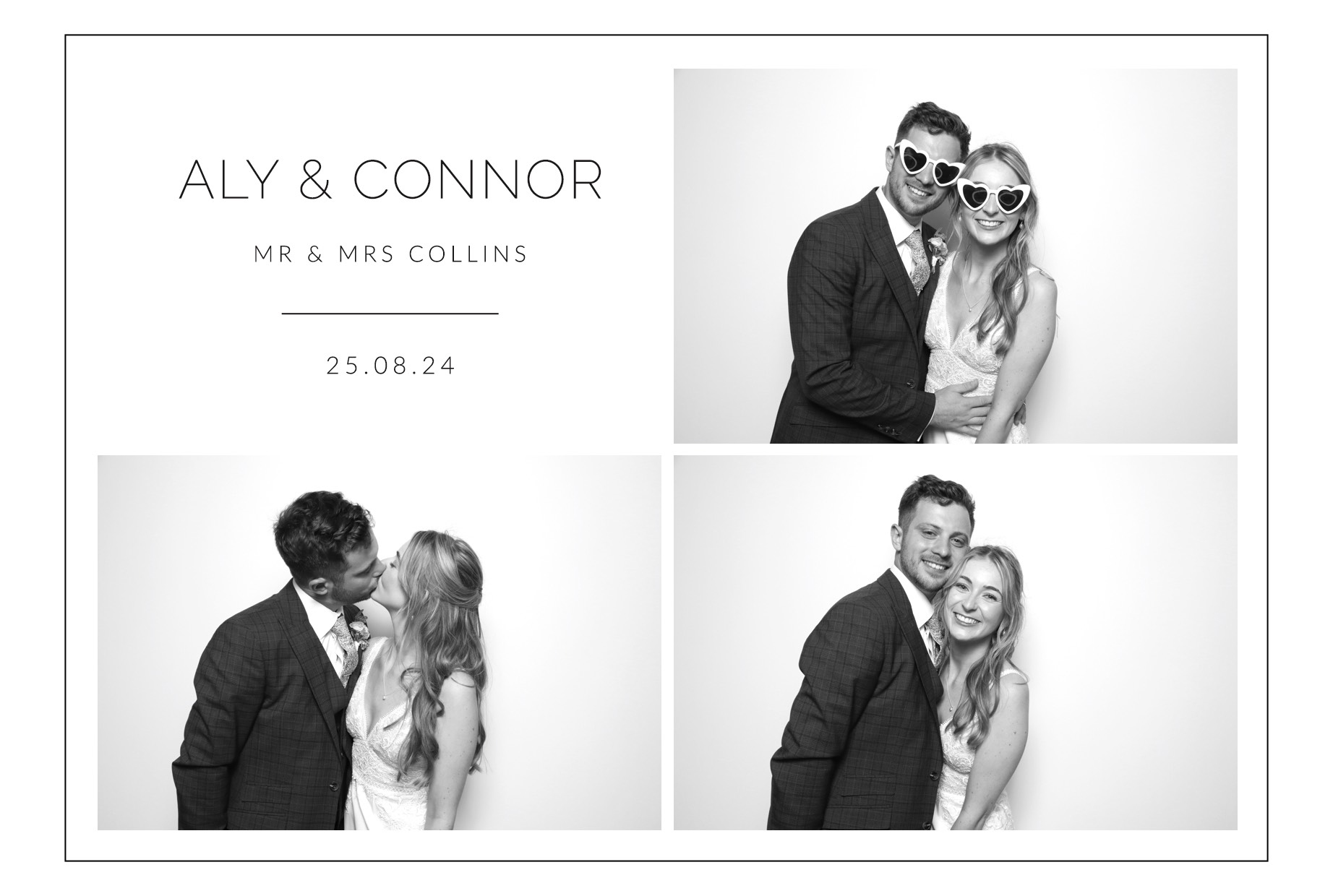 Aly & Connor | View more photos from the event at images.mobile-photo-booth.com/u/MobilePhotoBoothUK/Aly-Connor