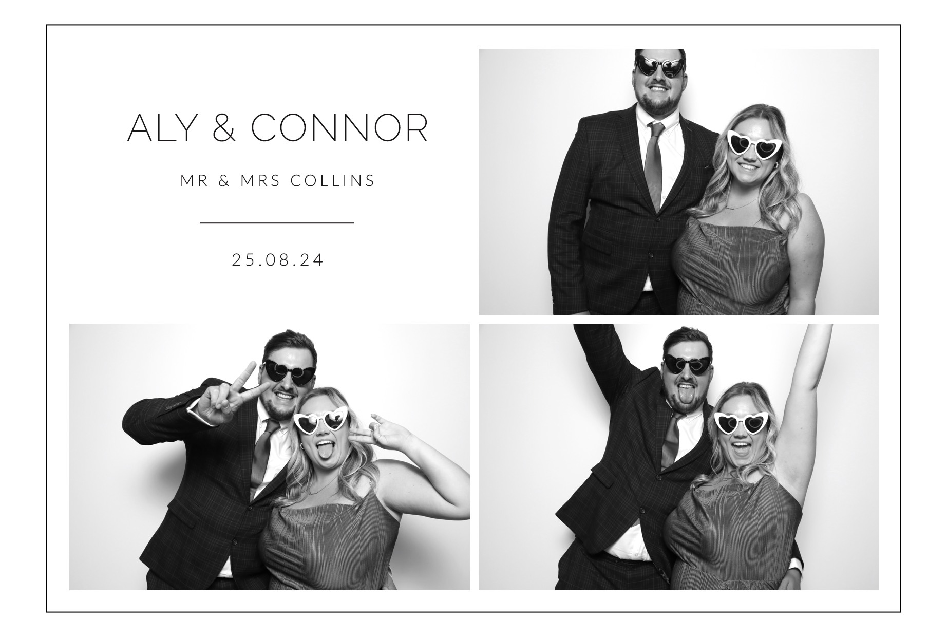 Aly & Connor | View more photos from the event at images.mobile-photo-booth.com/u/MobilePhotoBoothUK/Aly-Connor