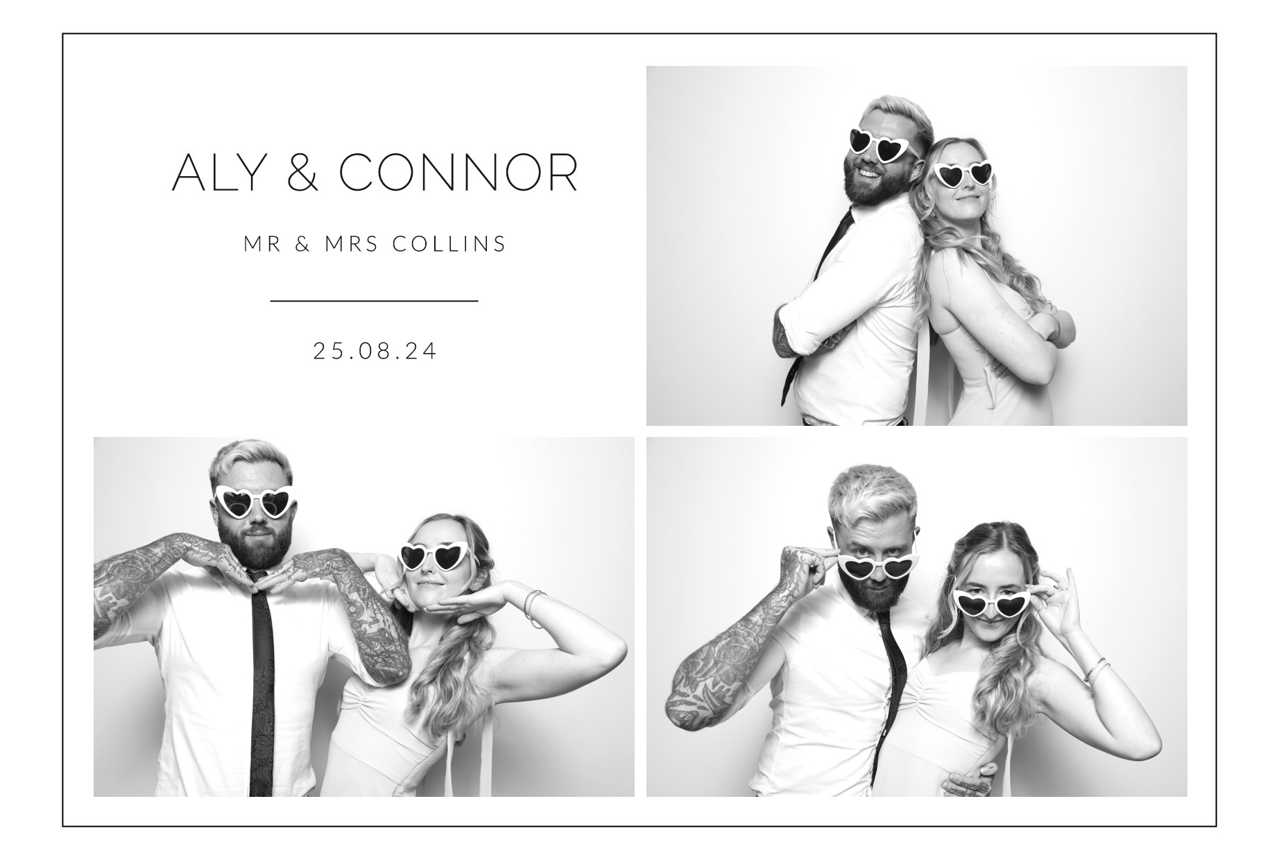 Aly & Connor | View more photos from the event at images.mobile-photo-booth.com/u/MobilePhotoBoothUK/Aly-Connor
