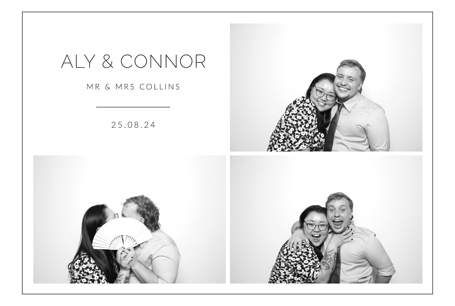 Aly & Connor | View more photos from the event at images.mobile-photo-booth.com/u/MobilePhotoBoothUK/Aly-Connor